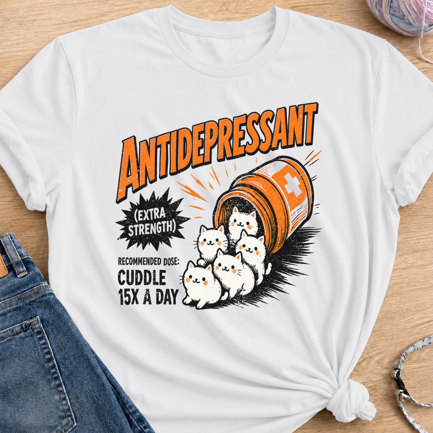 Antidepressant T-Shirt — White