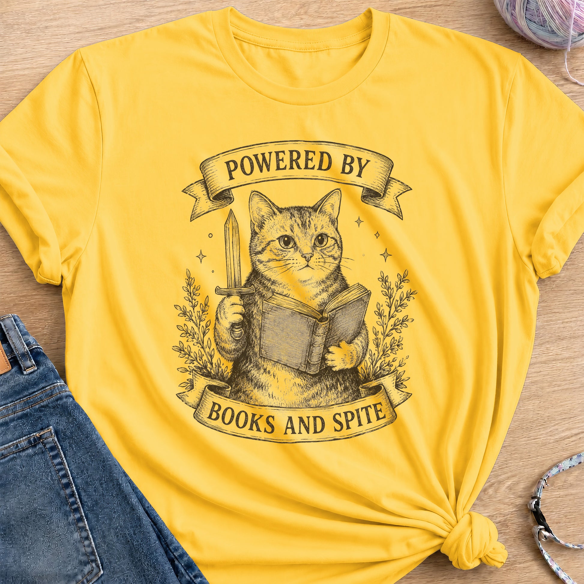 Books and Spite T-Shirt — Daisy