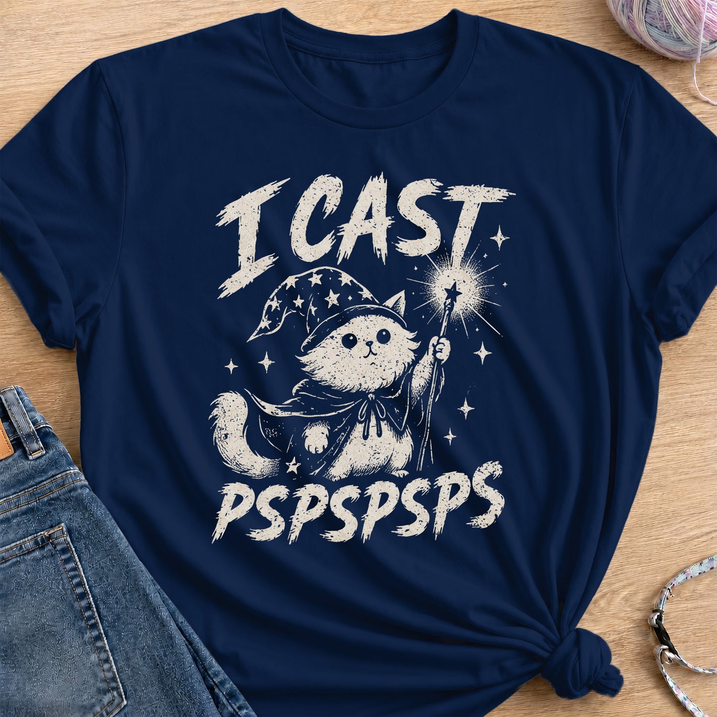 I Cast PsPs T-Shirt — Navy