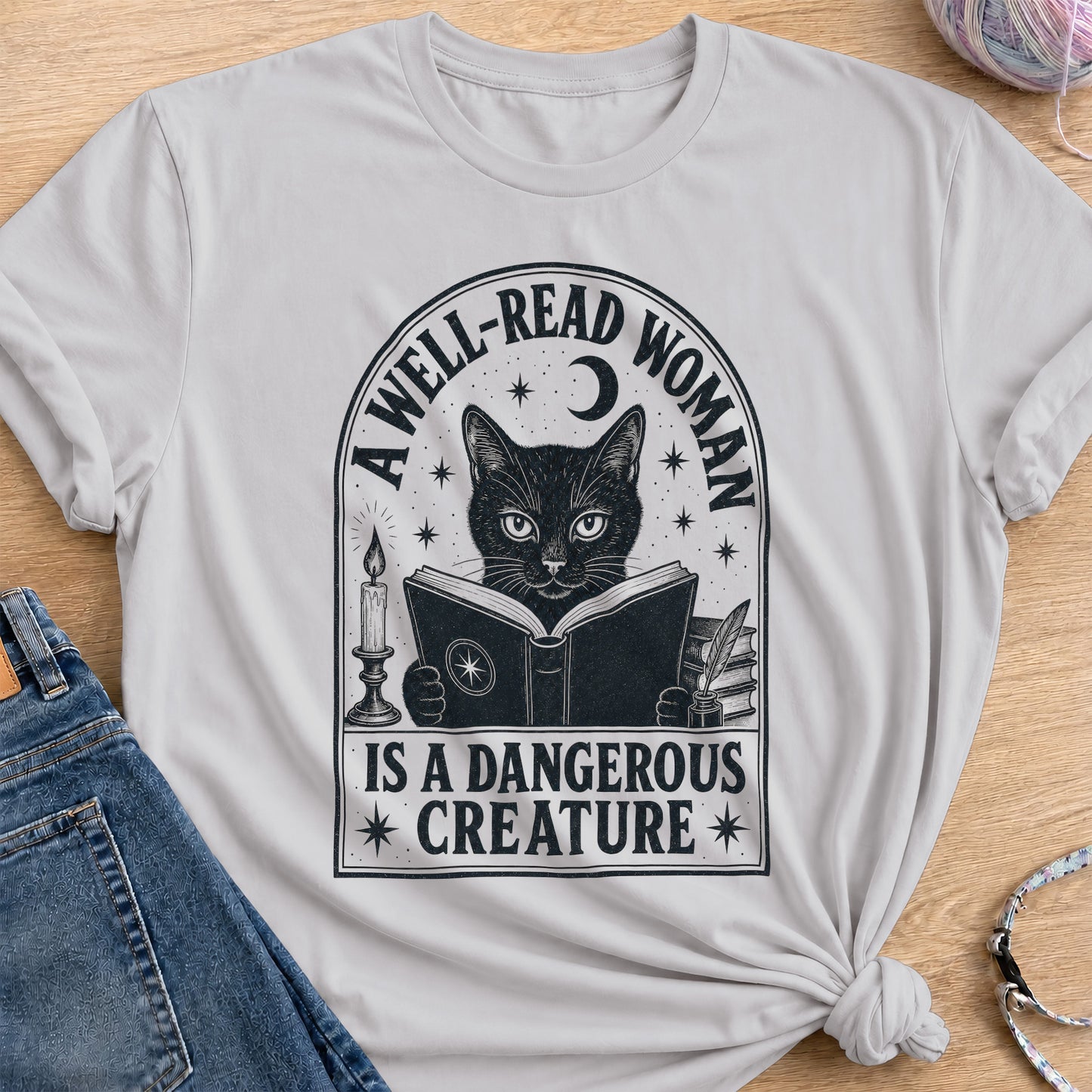 Dangerous Creature T-Shirt — Ice Grey