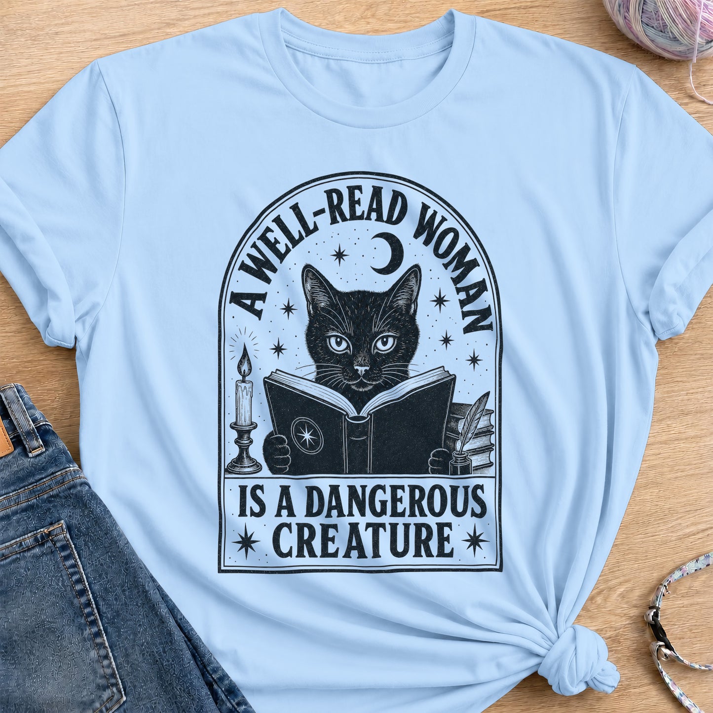 Dangerous Creature T-Shirt — Light Blue