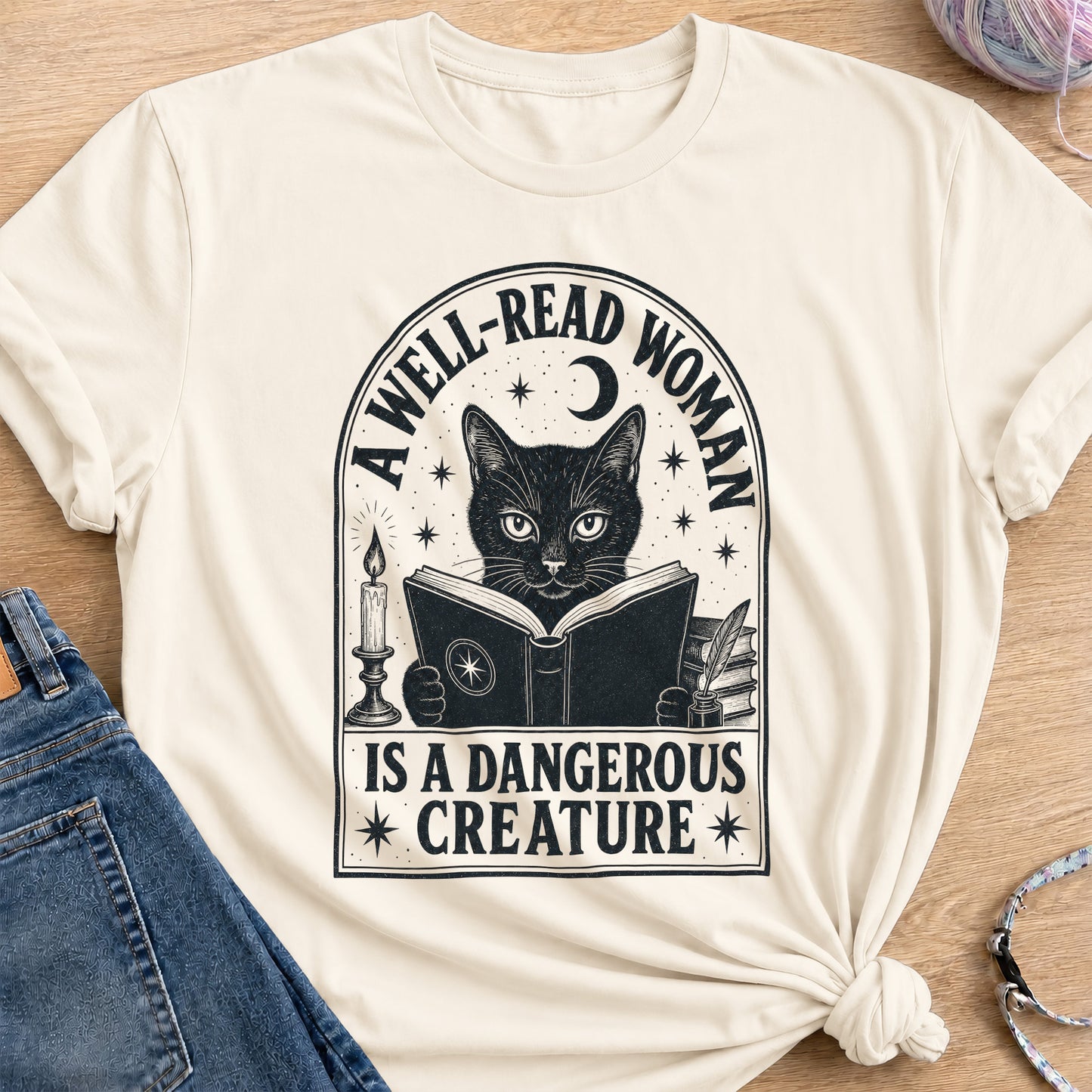 Dangerous Creature T-Shirt — Natural