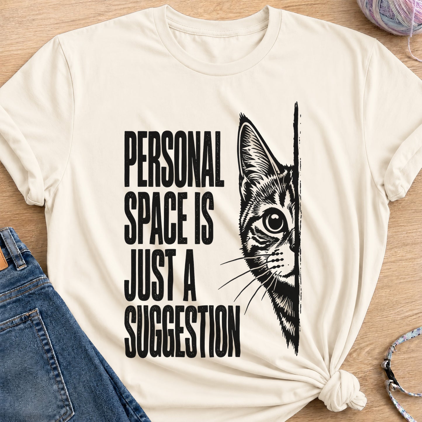 Personal Space T-Shirt — Natural