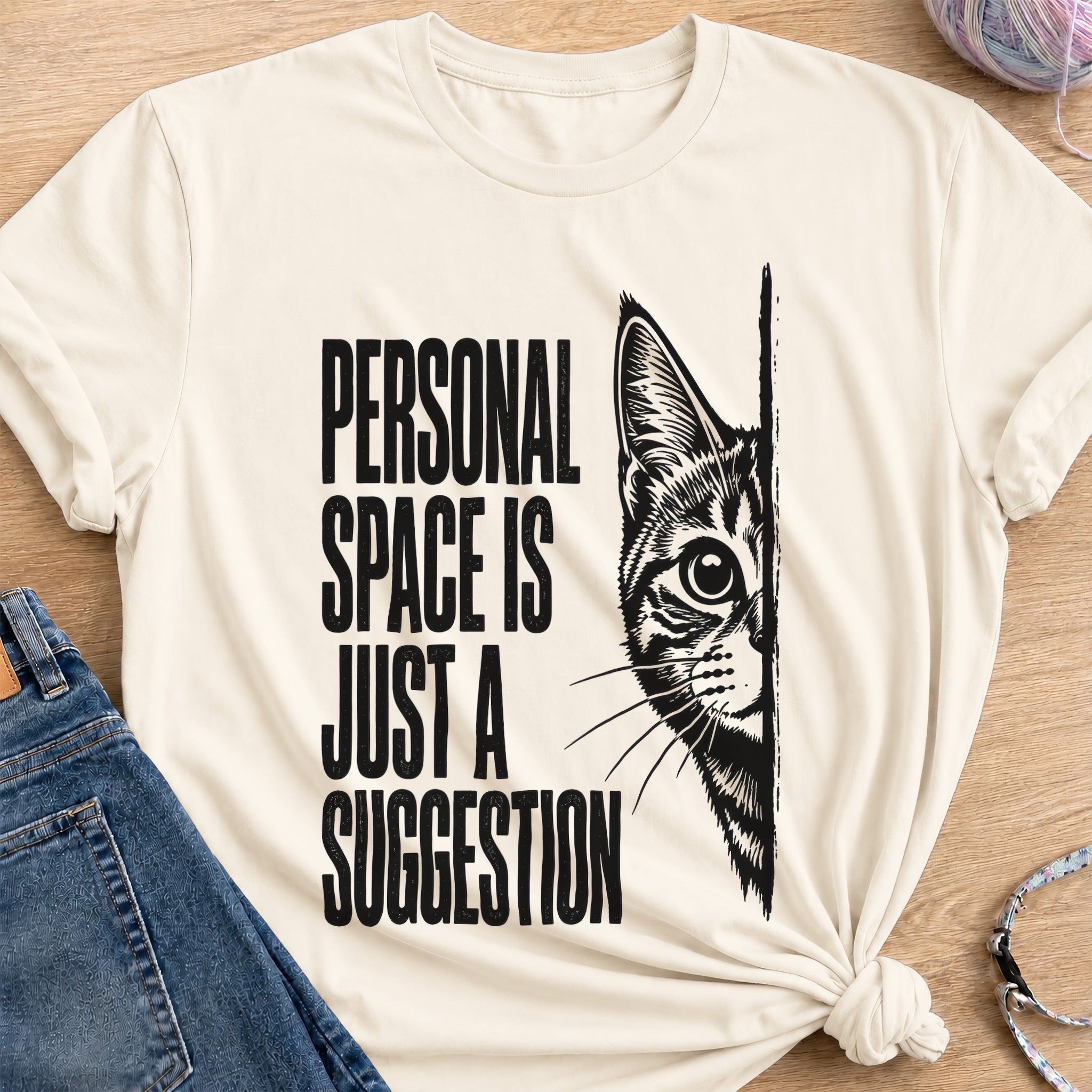 Personal Space T-Shirt — Natural