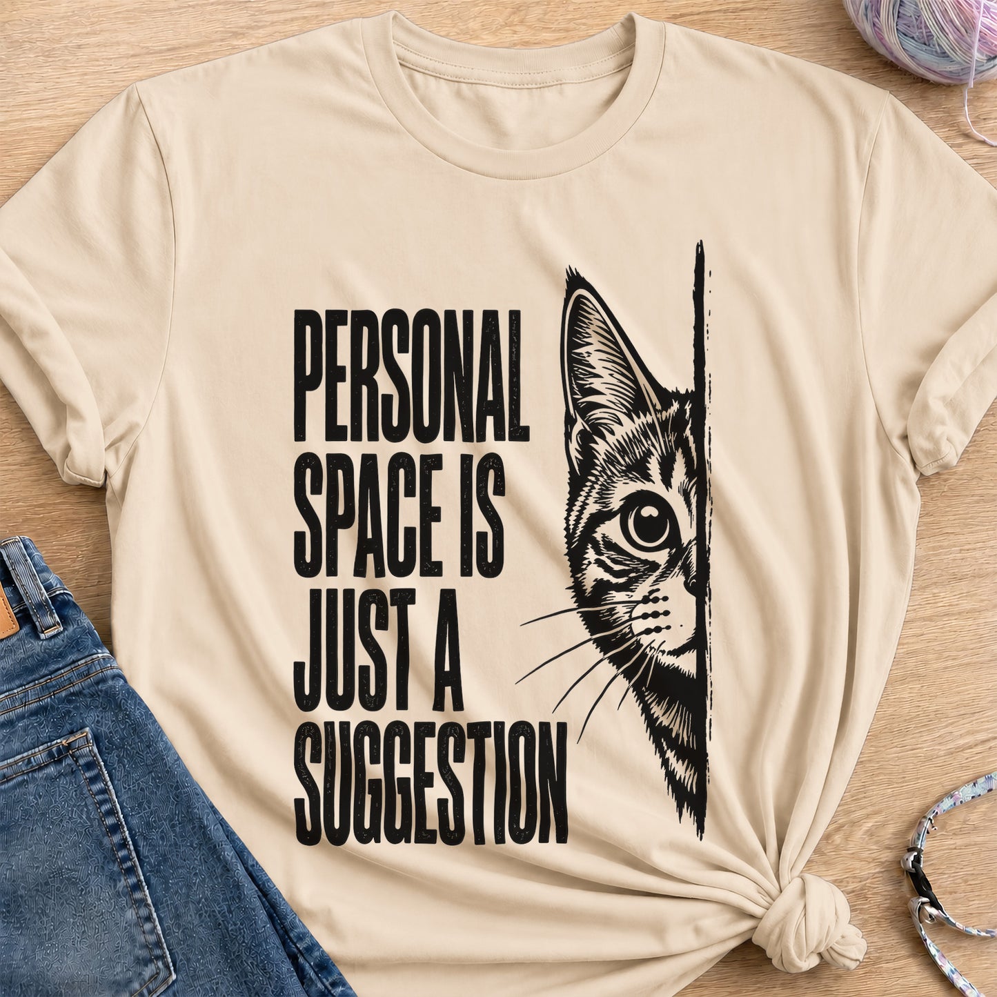 Personal Space T-Shirt — Sand
