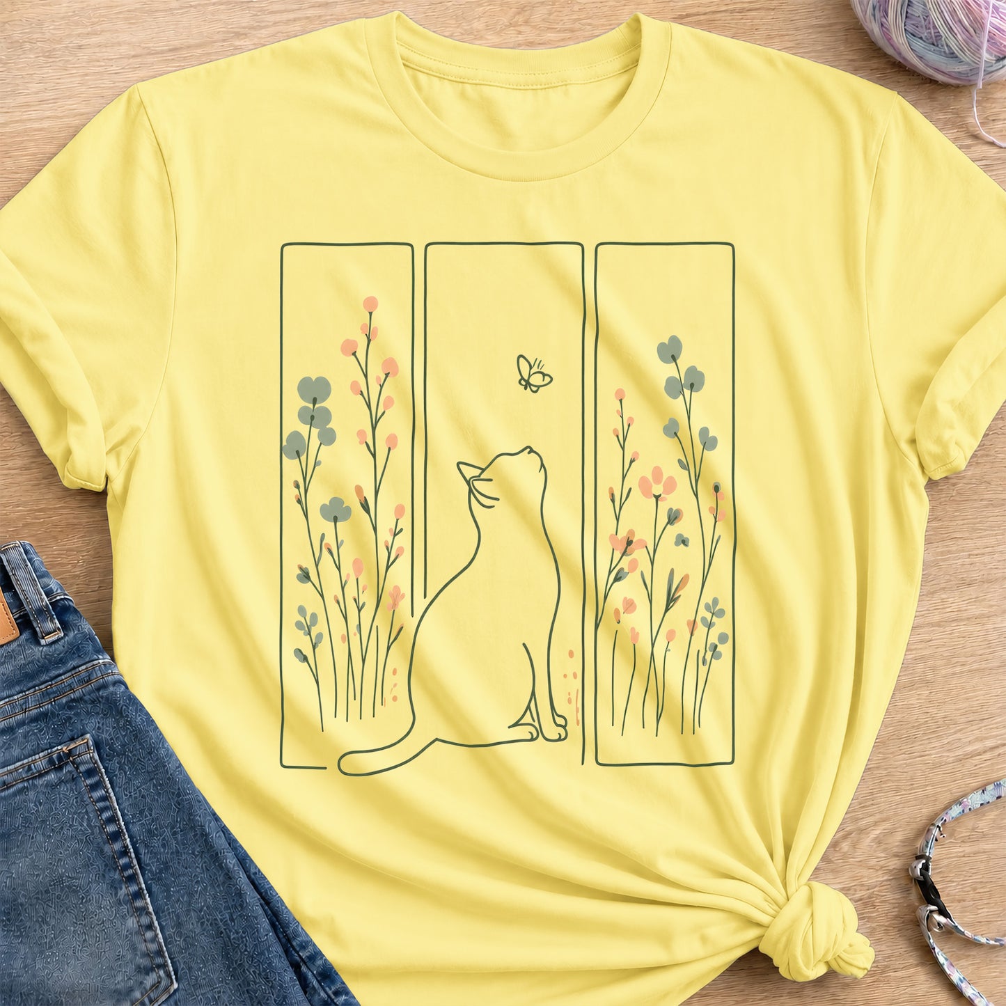 Wildflower Blooms T-Shirt — Cornsilk