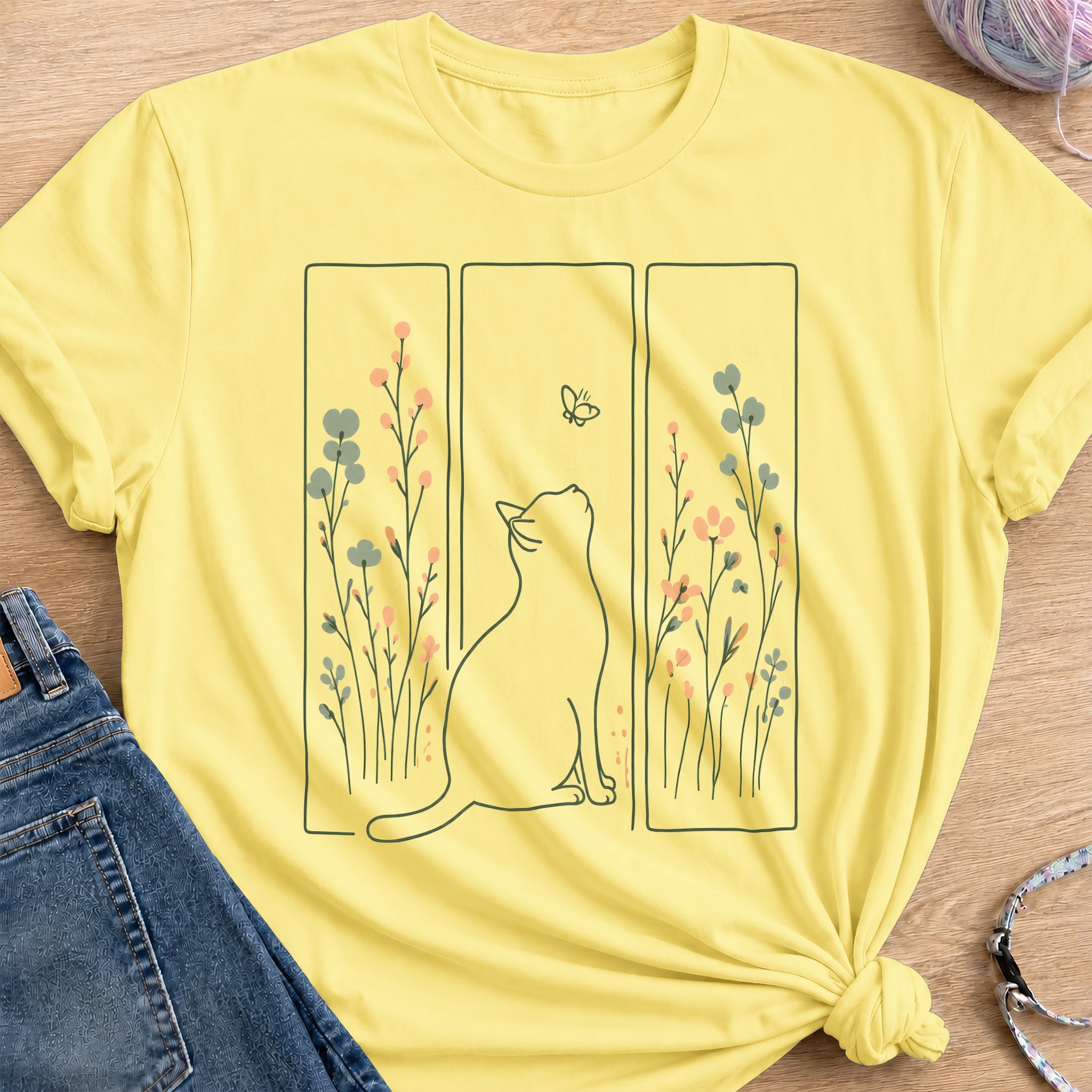 Wildflower Blooms T-Shirt — Cornsilk