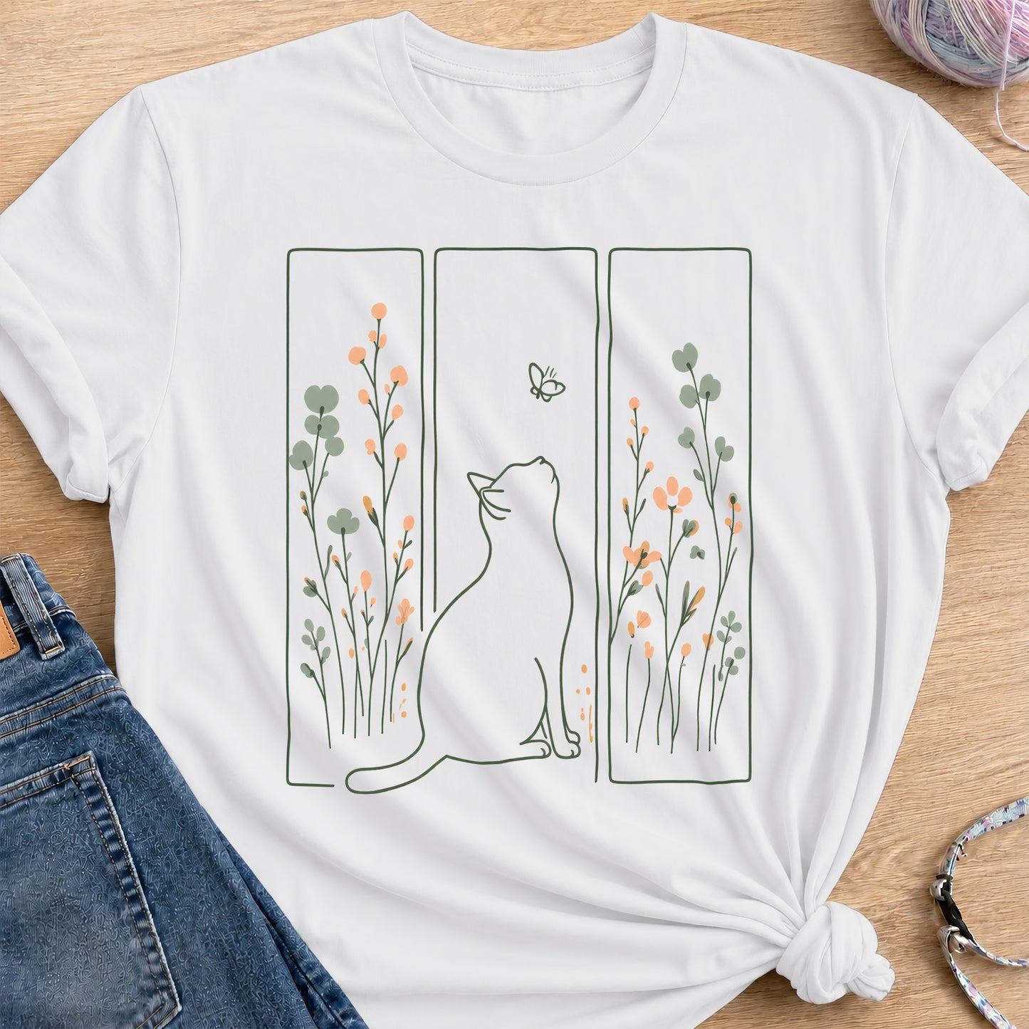 Wildflower Blooms T-Shirt — White