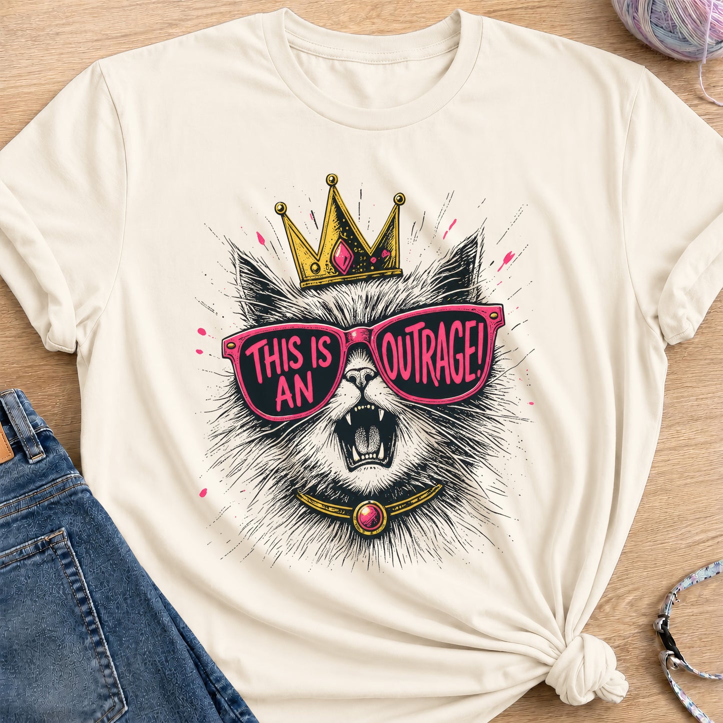 An Outrage T-Shirt — Natural