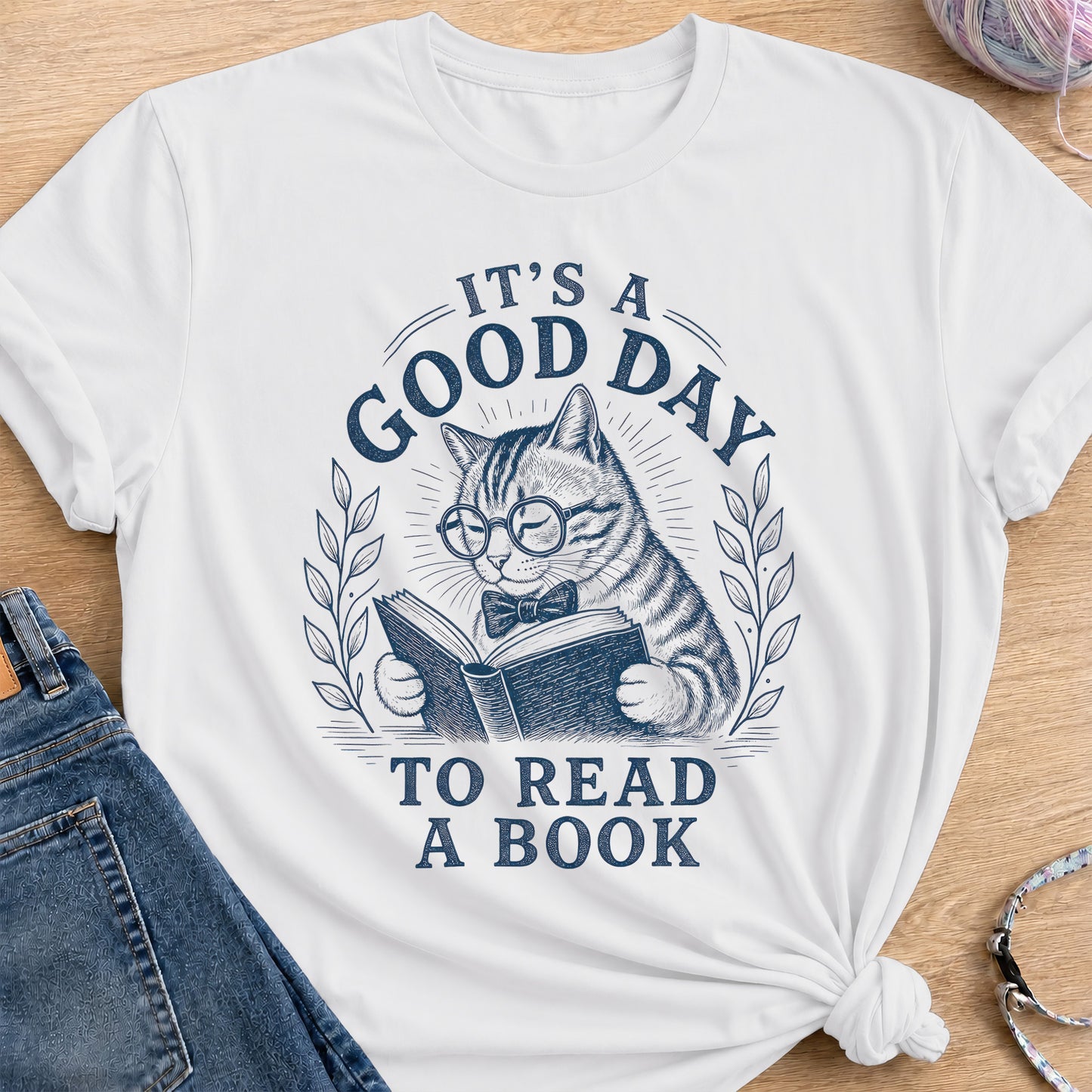 Good Day Reading T-Shirt — White