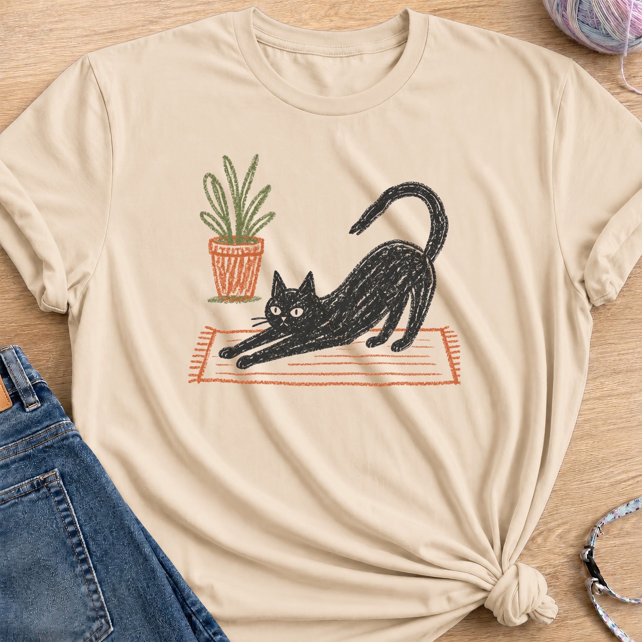 Stretching T-Shirt — Sand