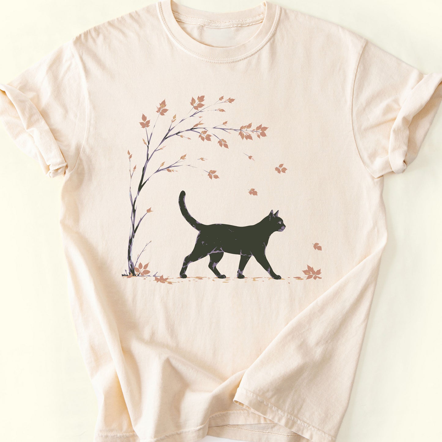 Autumn Stroll T-Shirt — Ivory