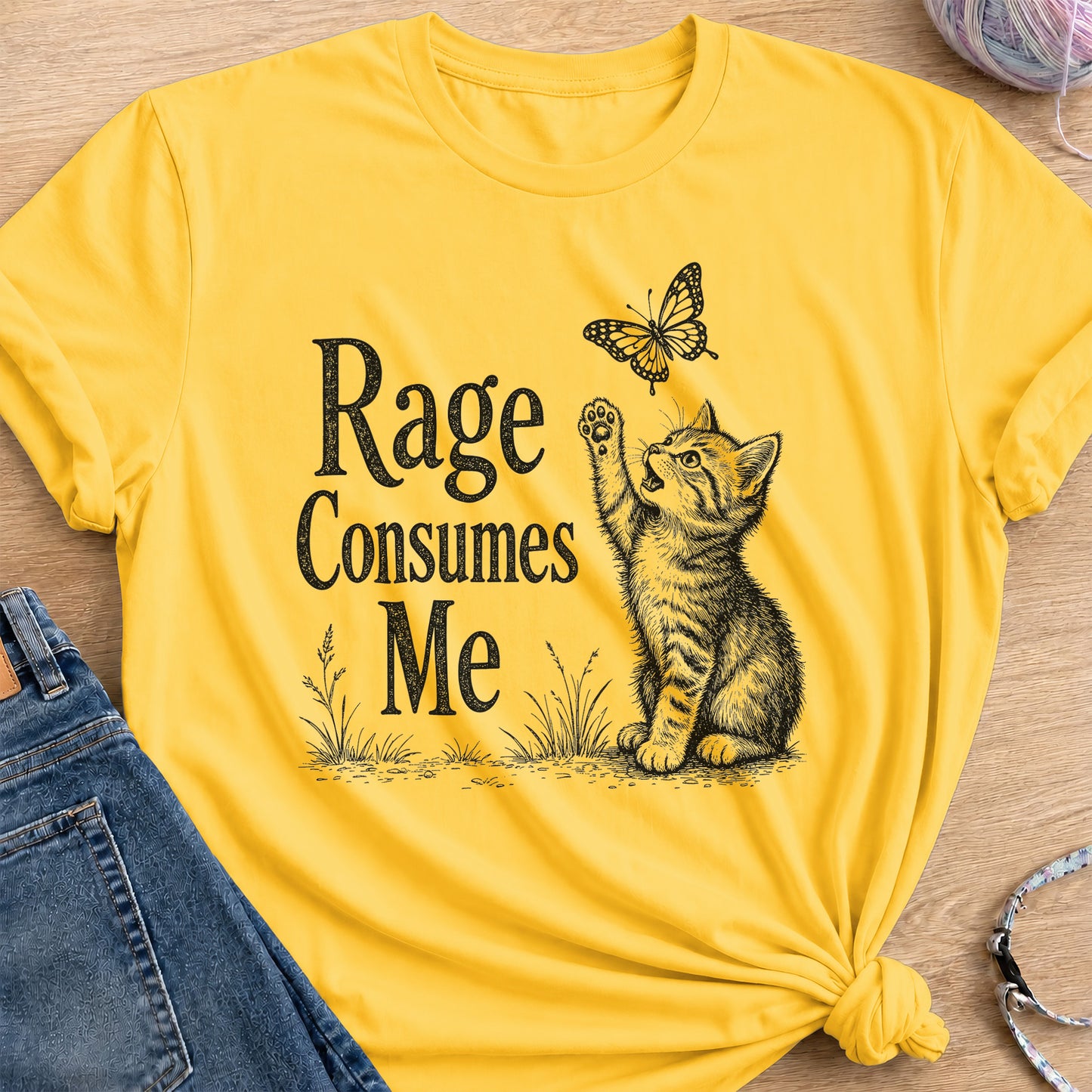 Rage Consumes Me T-Shirt — Daisy