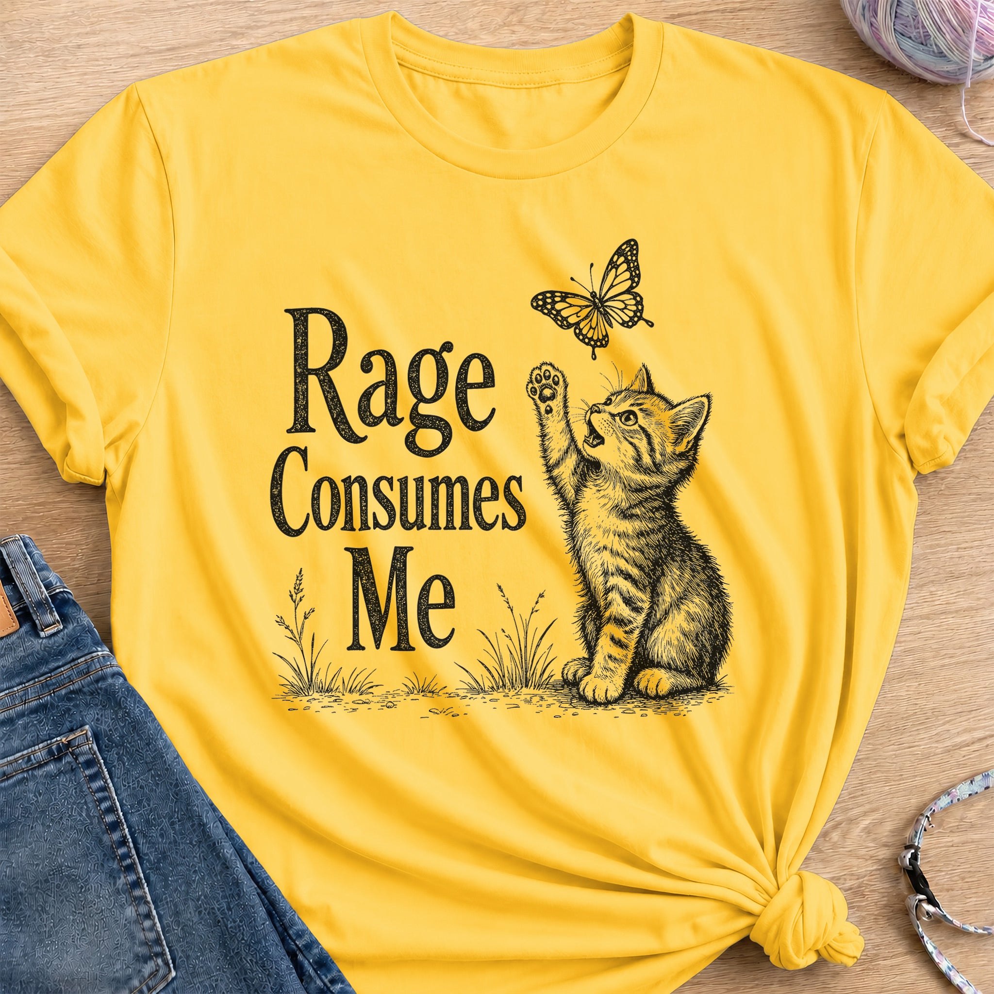 Rage Consumes Me T-Shirt — Daisy