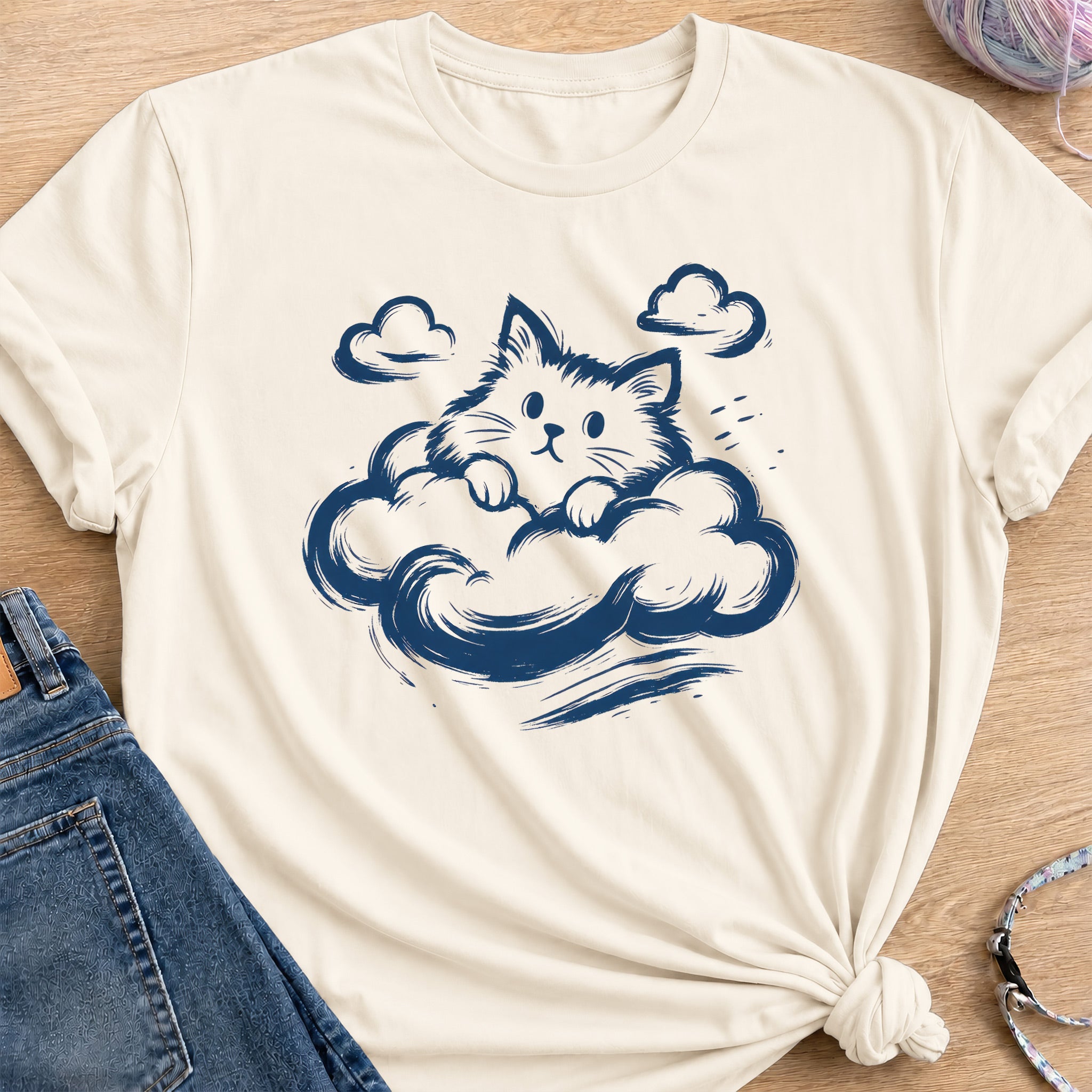 Clouds T-Shirt — Natural