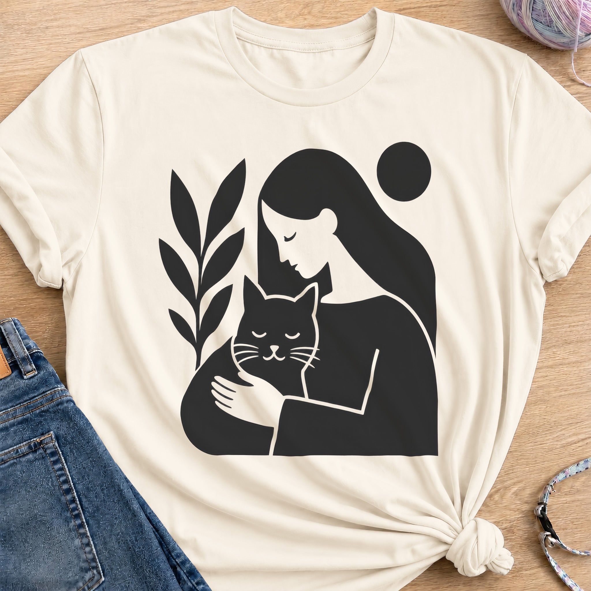 Cuddle and Peace T-Shirt — Natural