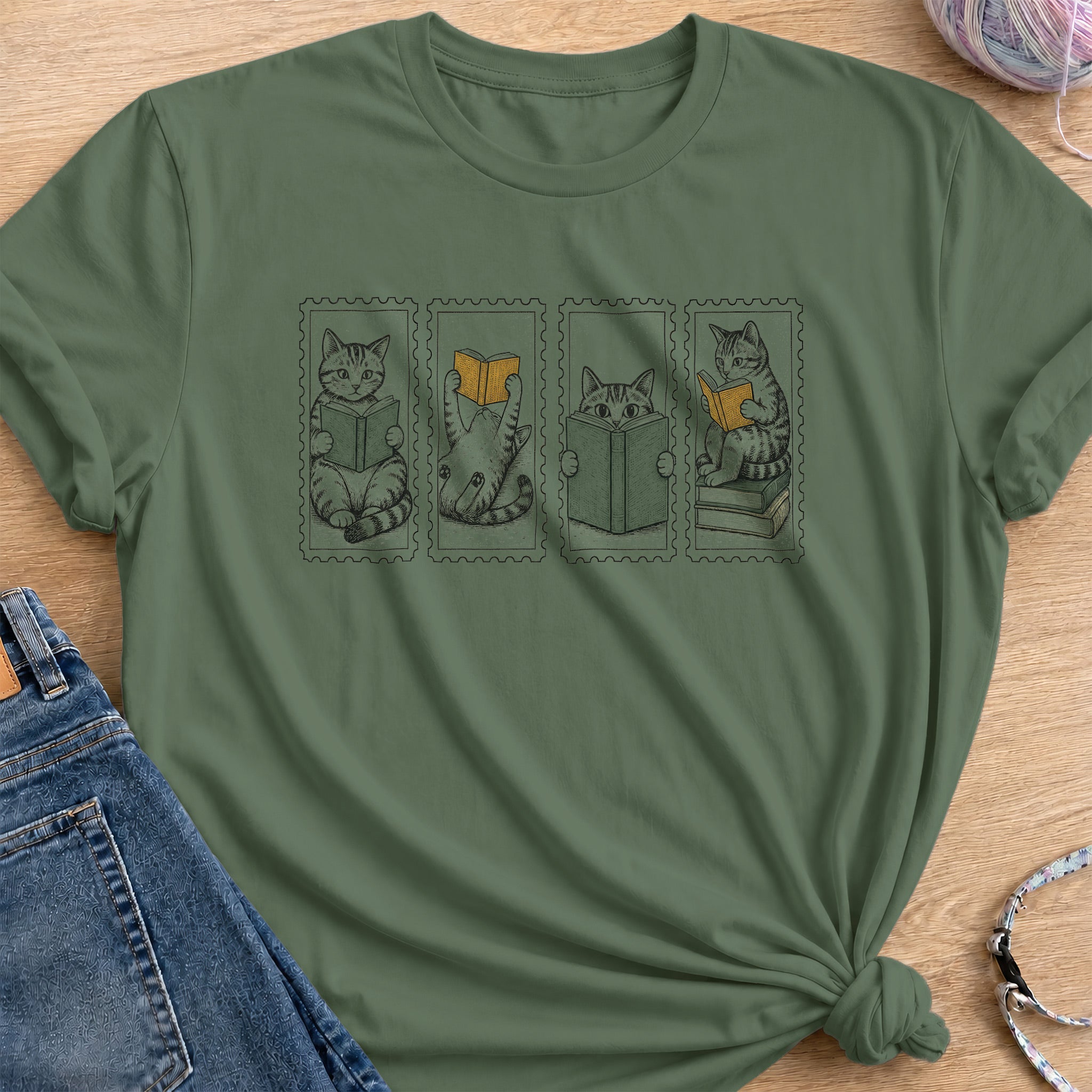 Story Time T-Shirt — Military Green