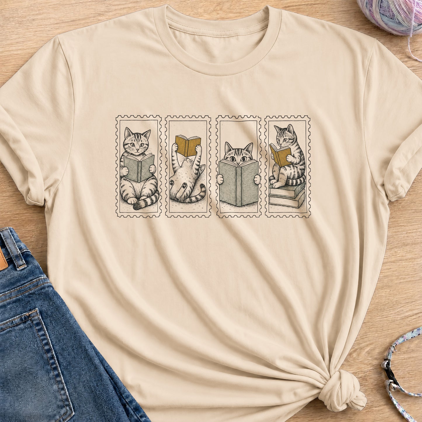 Story Time T-Shirt — Sand
