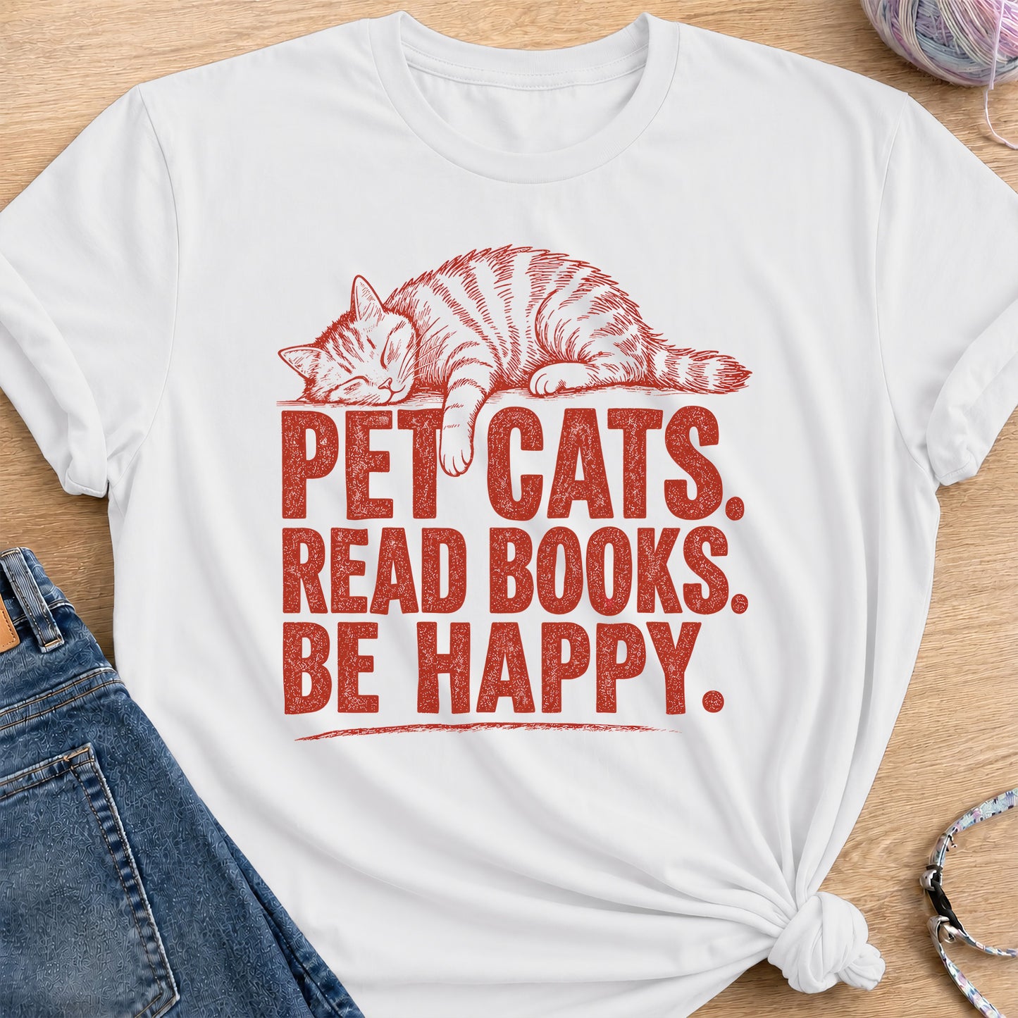 Happiness T-Shirt — White