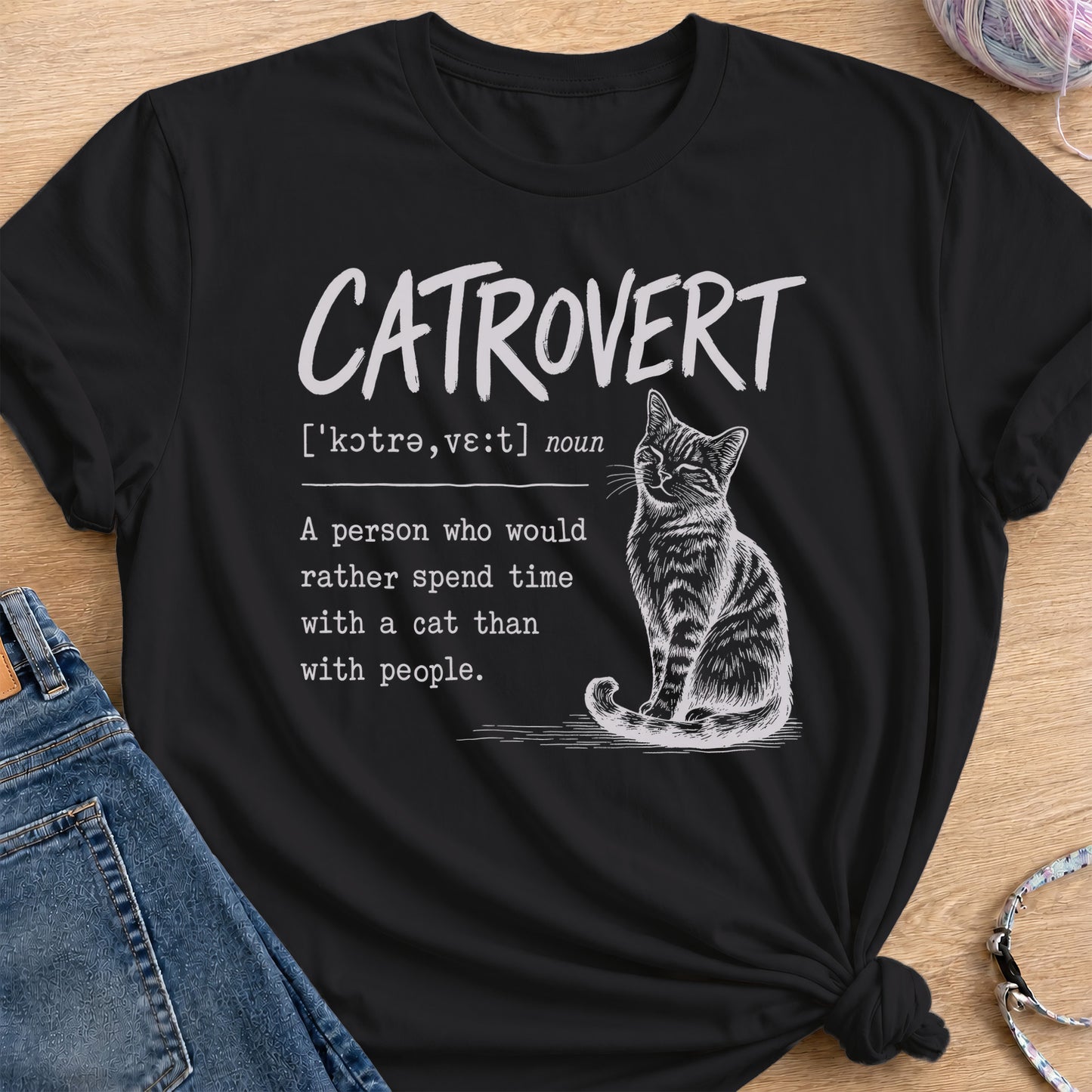 Catrovert T-Shirt — Black