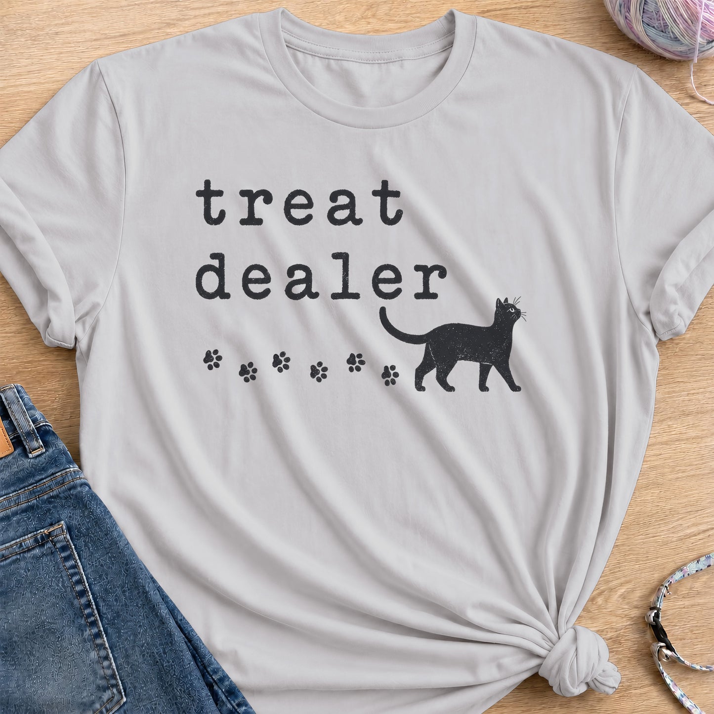 Treat Dealer T-Shirt — Ice Grey