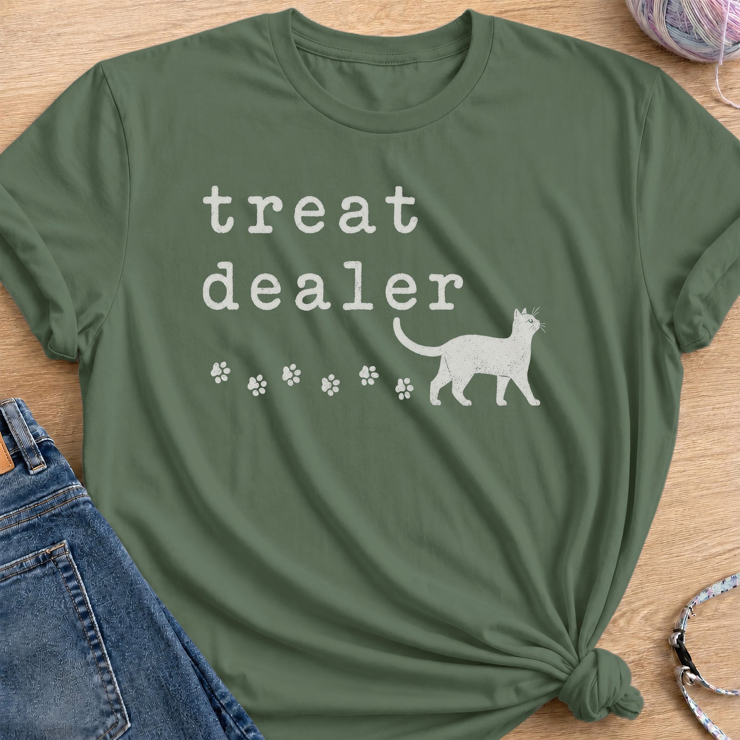 Treat Dealer T-Shirt — Military Green