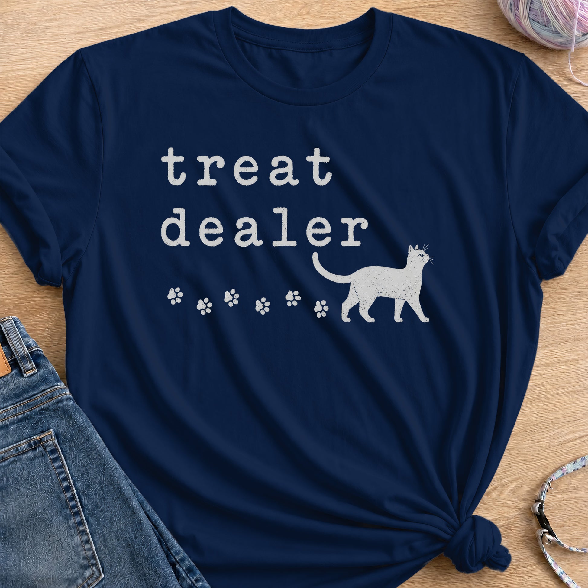 Treat Dealer T-Shirt — Navy