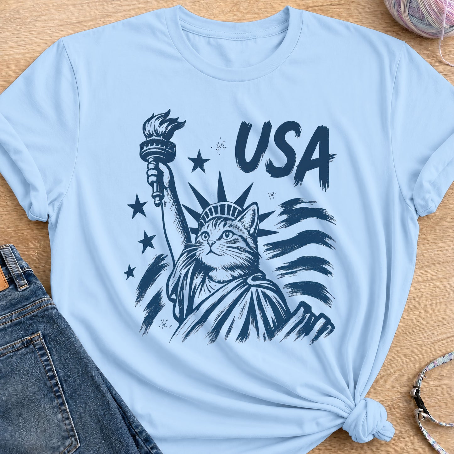 Liberty T-Shirt — Light Blue