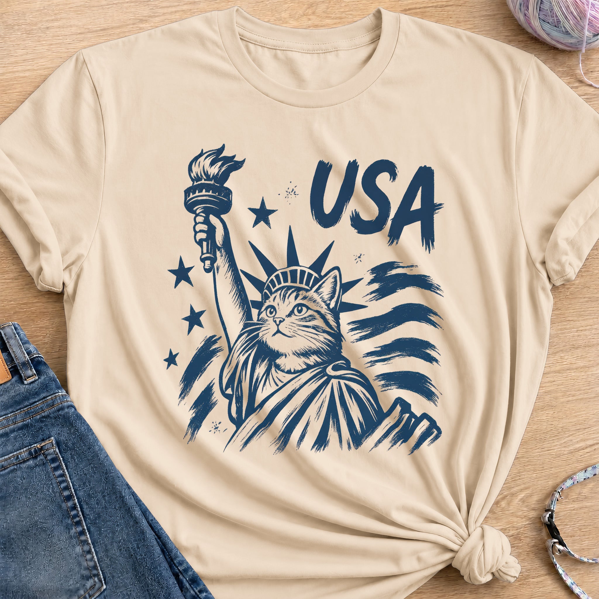 Liberty T-Shirt — Sand