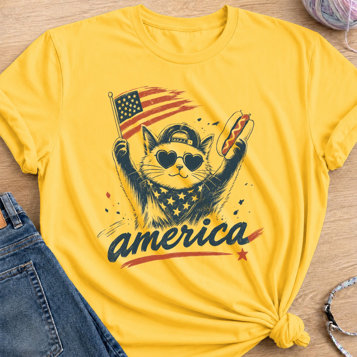 Americana T-Shirt — Daisy