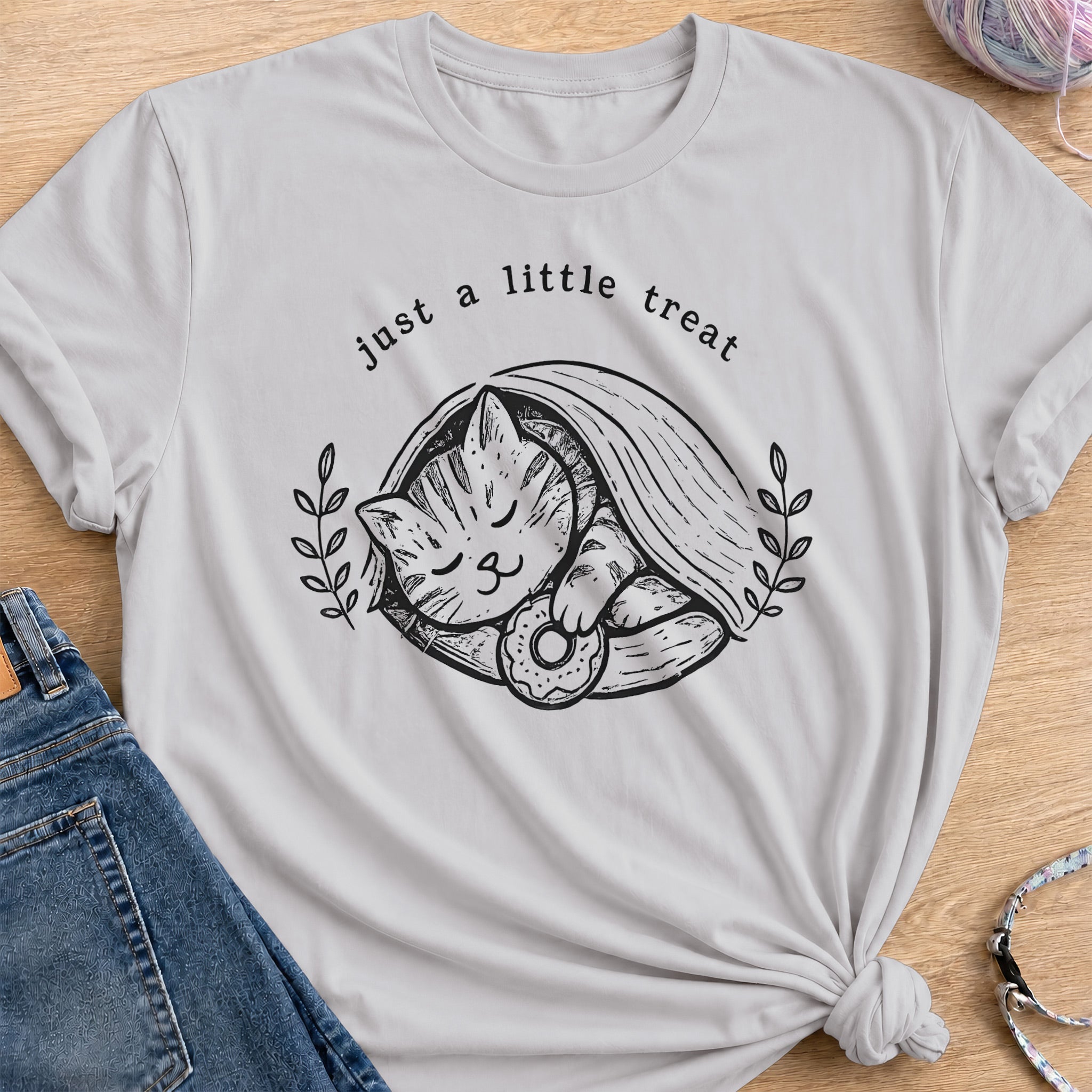 Little Treat T-Shirt — Ice Grey