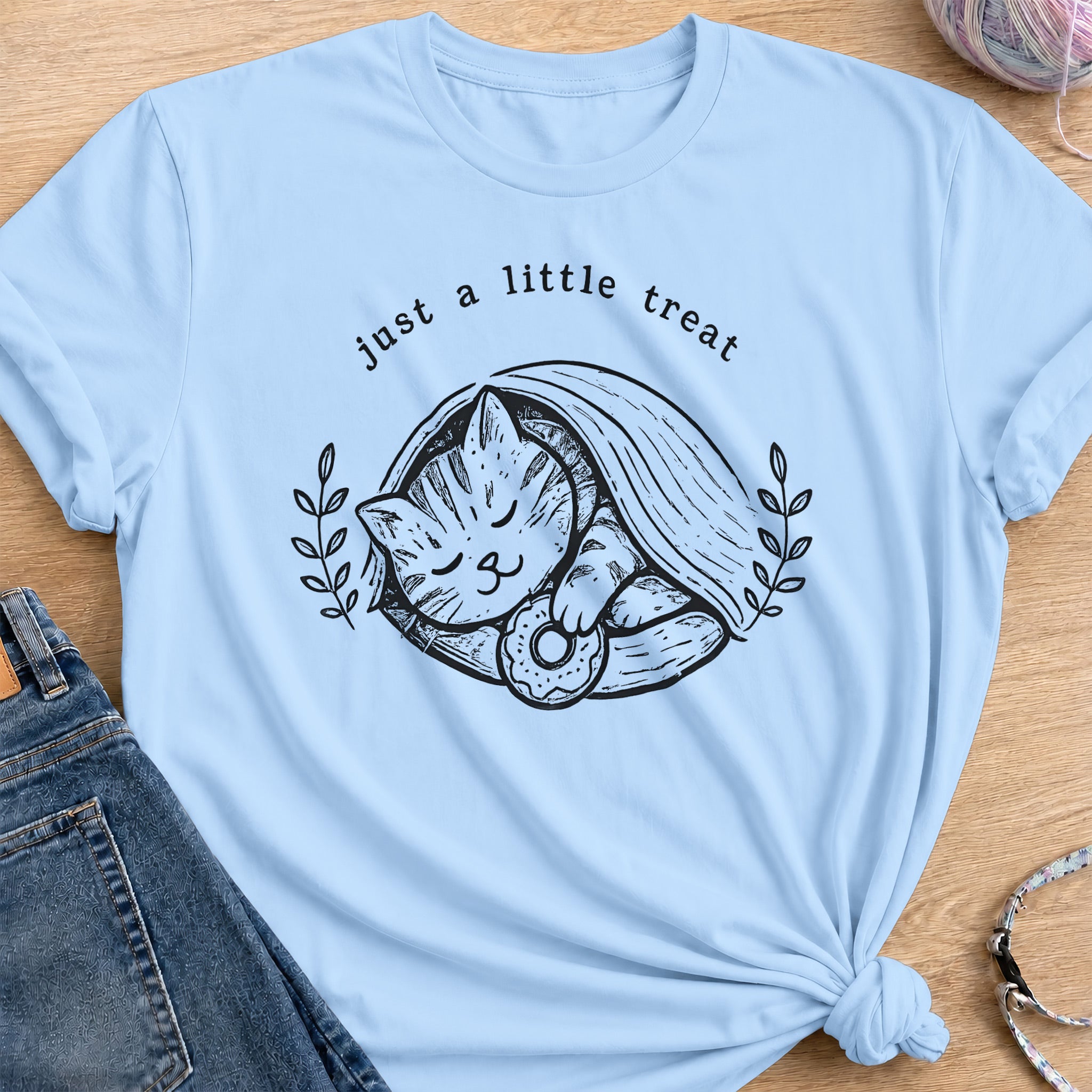 Little Treat T-Shirt — Light Blue