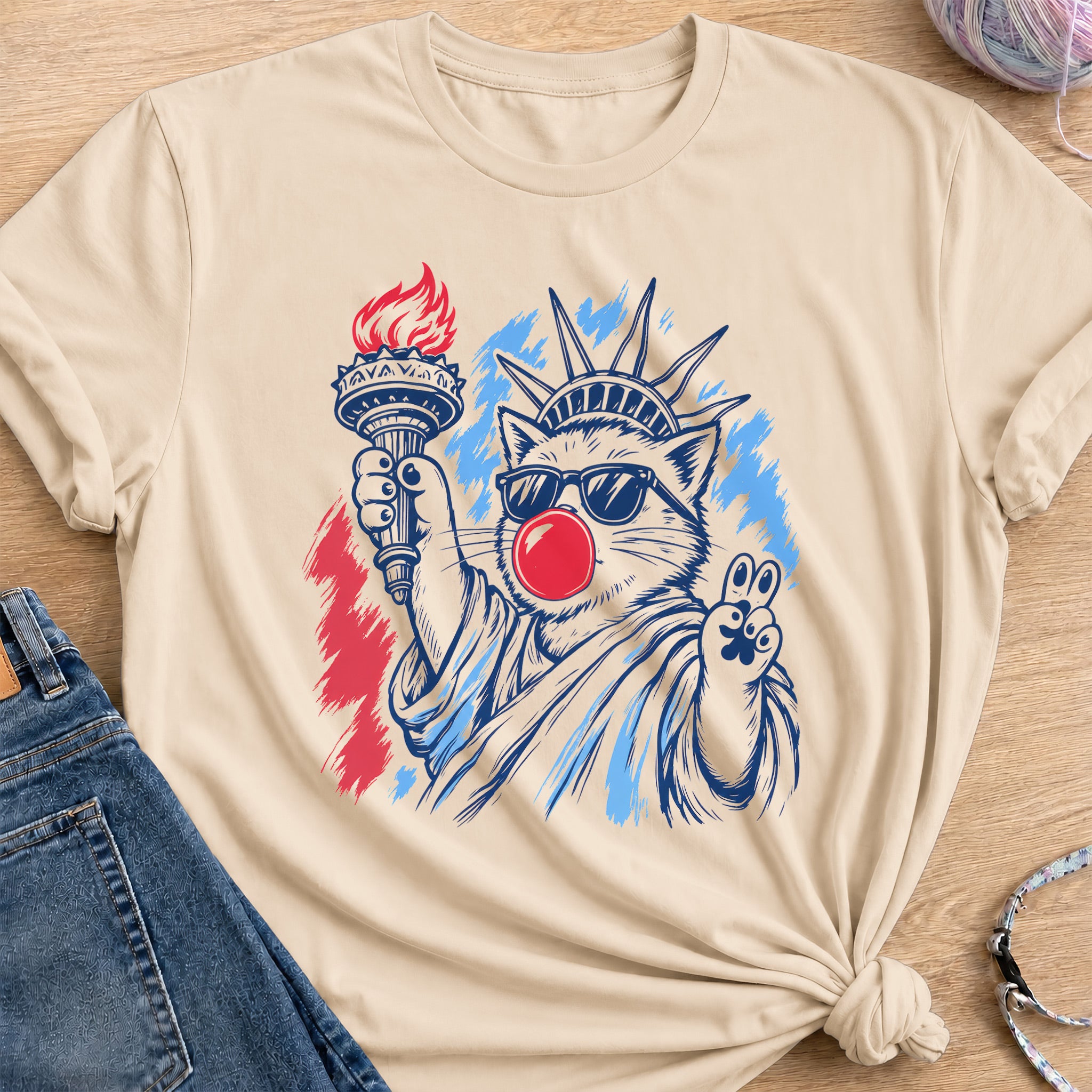 Freedom T-Shirt — Sand