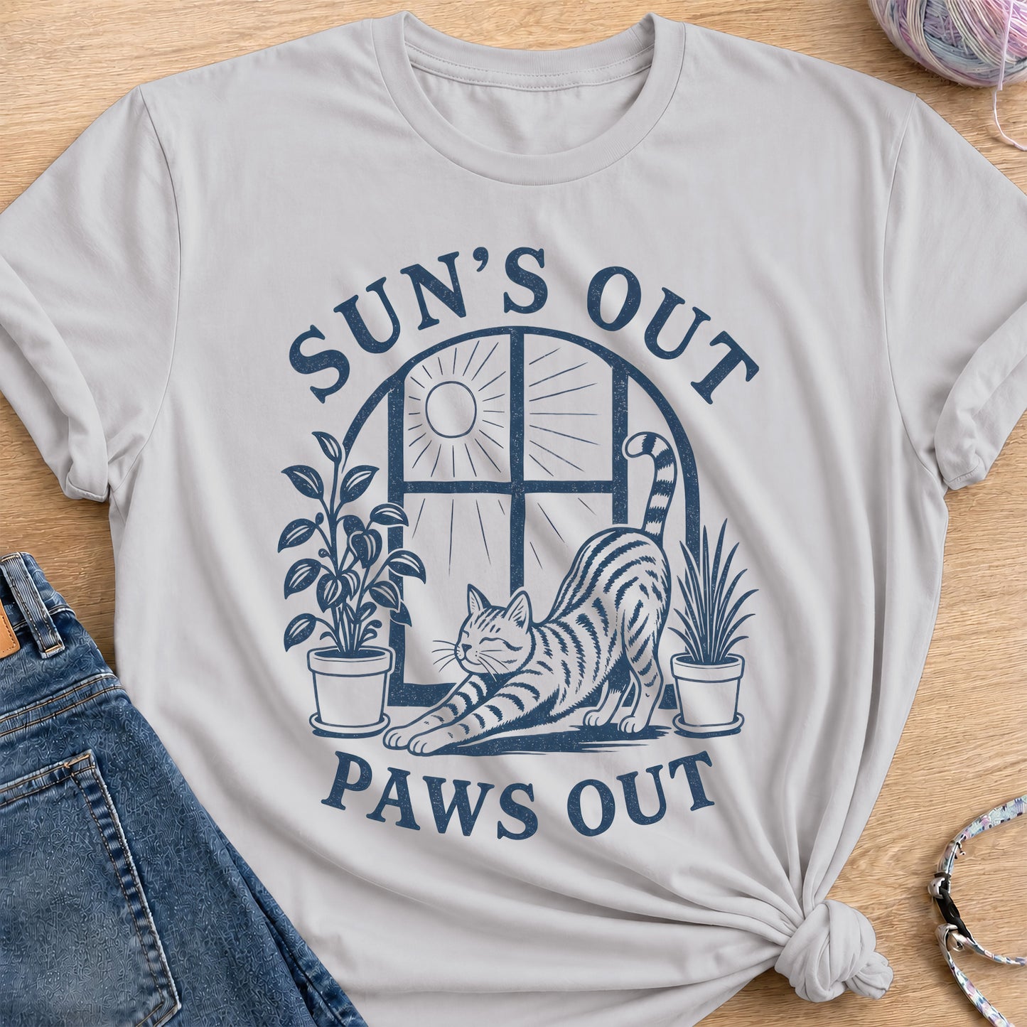 Sunshine T-Shirt — Ice Grey