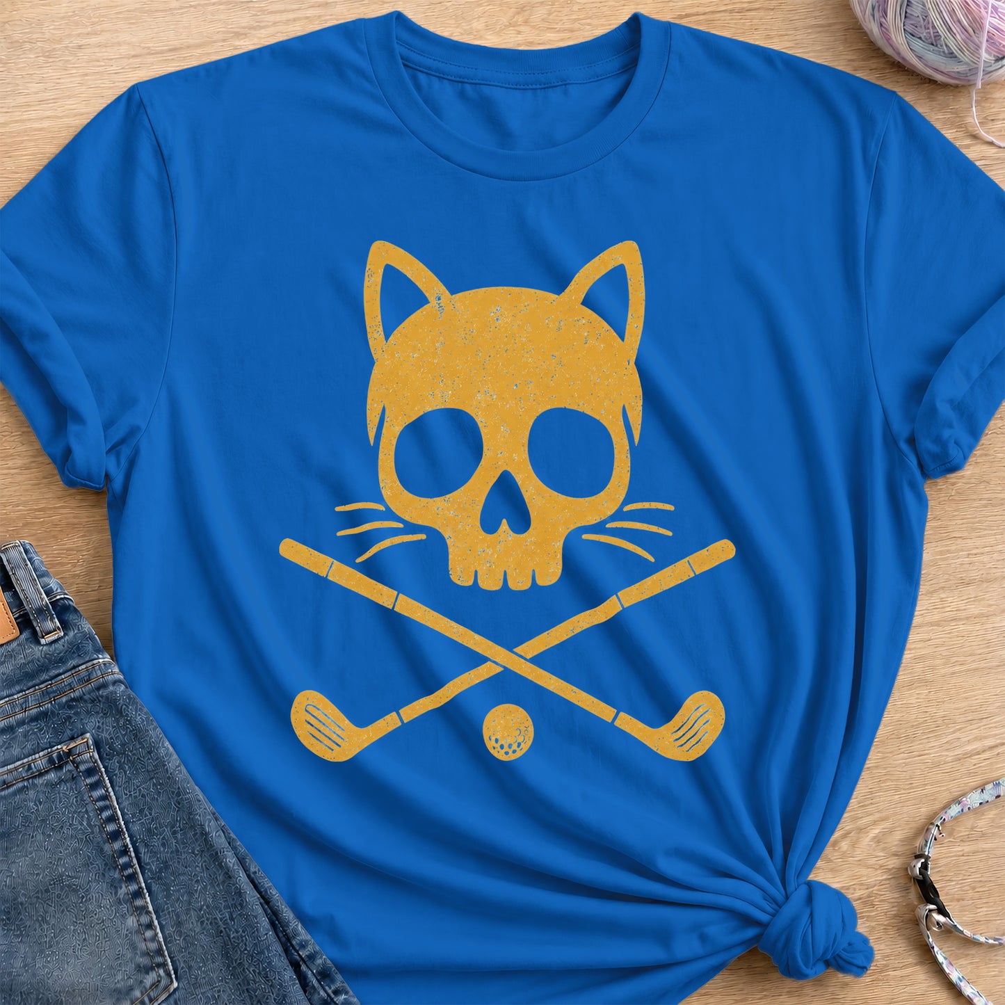 Golf Clubs T-Shirt — Royal
