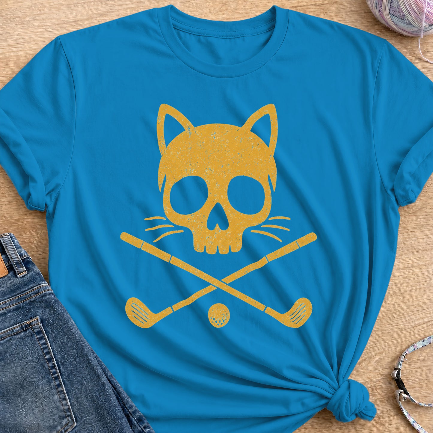 Golf Clubs T-Shirt — Sapphire