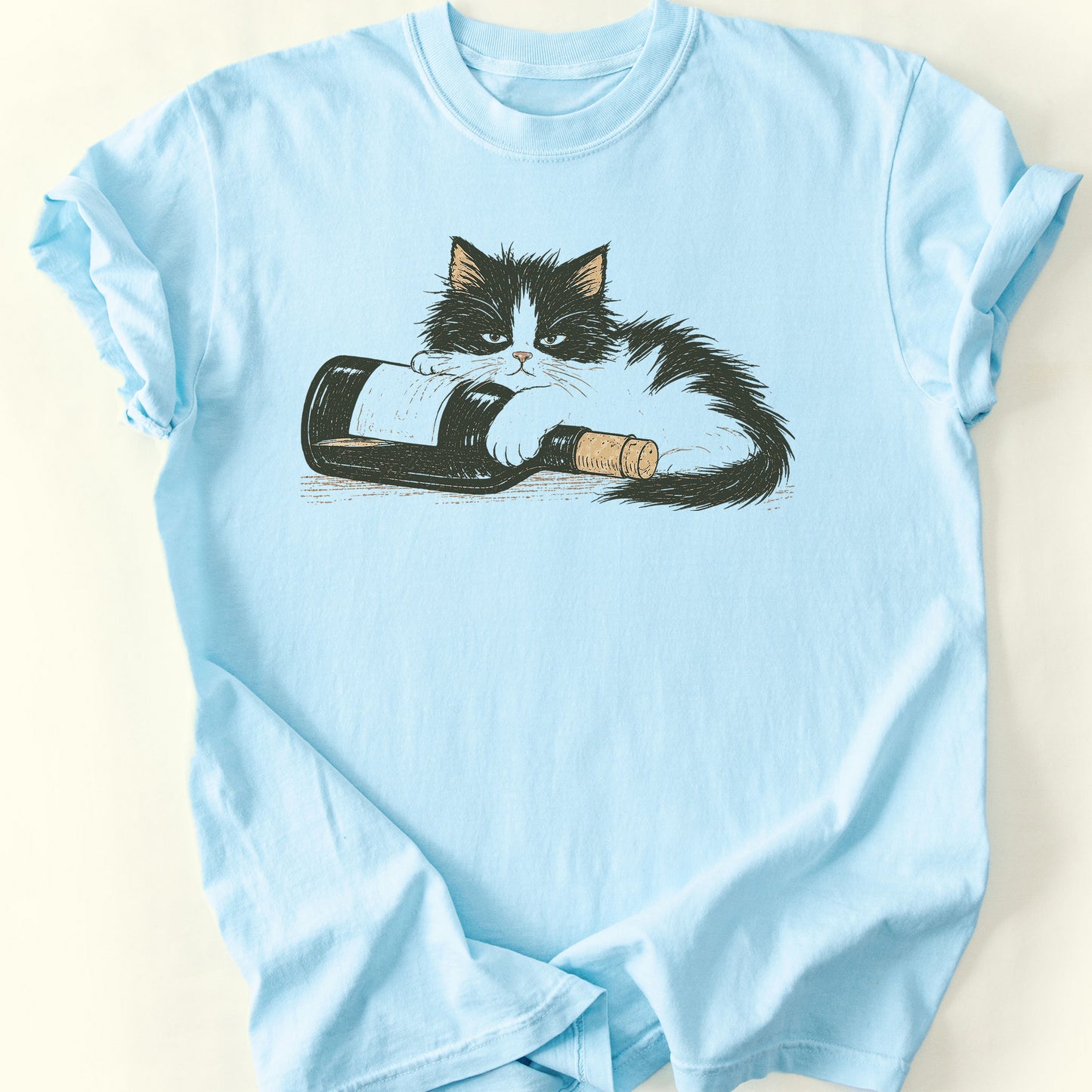 Bottle Buddy T-Shirt — Chambray
