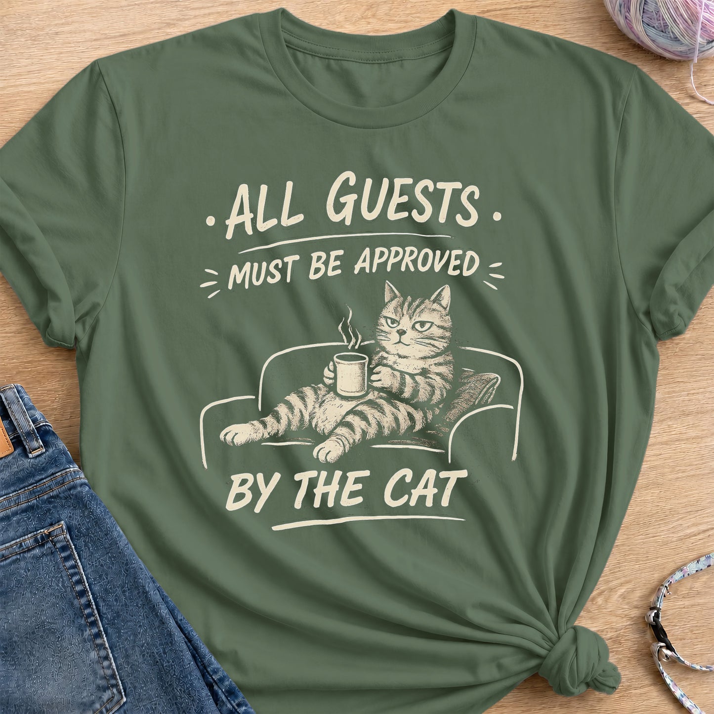 Guest Approval T-Shirt — Military Green
