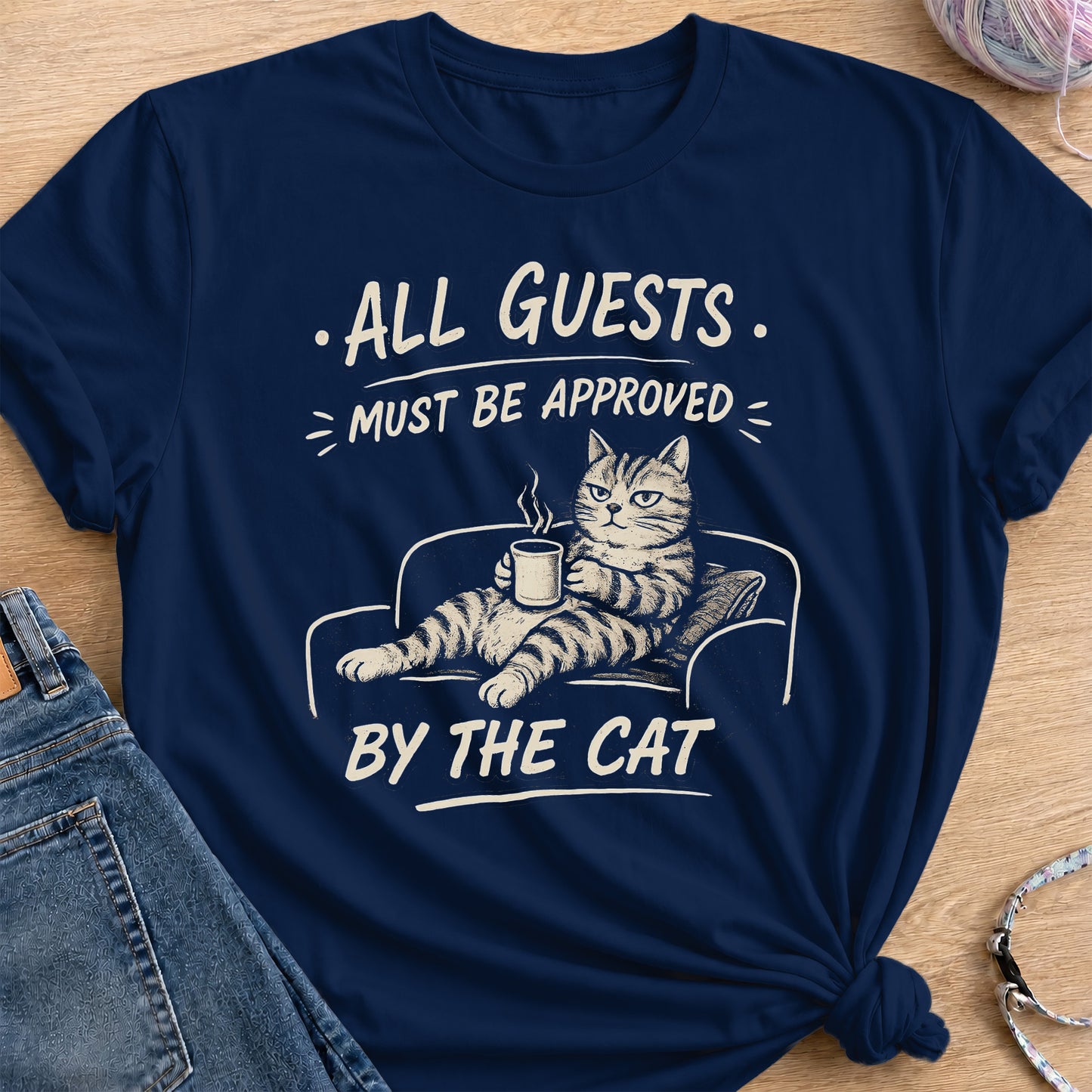 Guest Approval T-Shirt — Navy