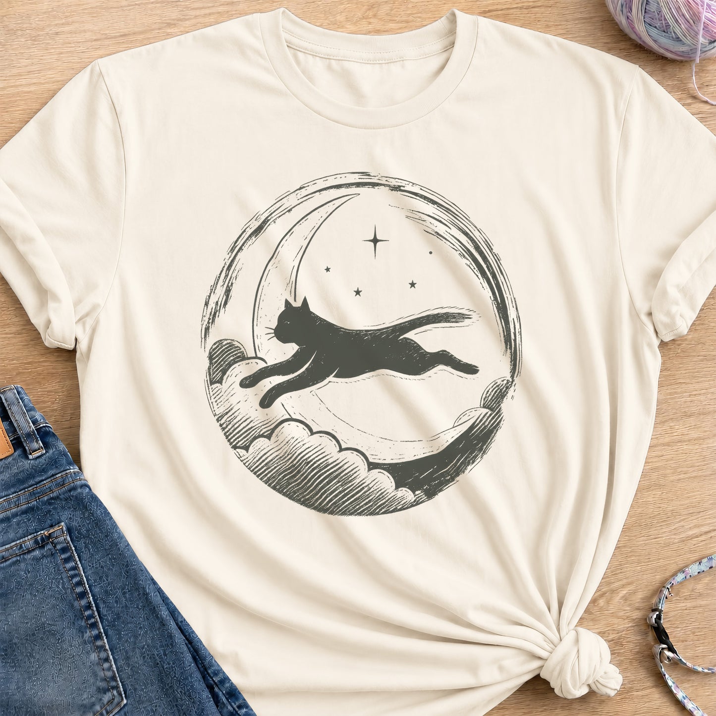 Cloud Leap T-Shirt — Natural