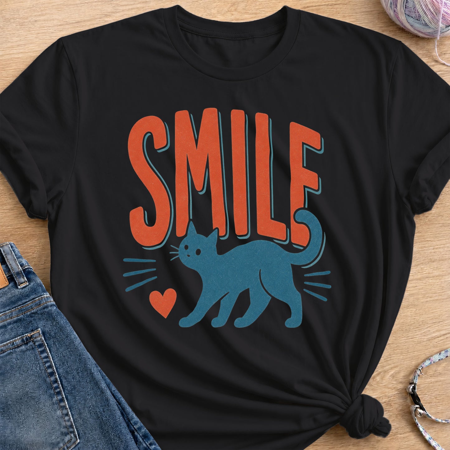 Smile T-Shirt — Black