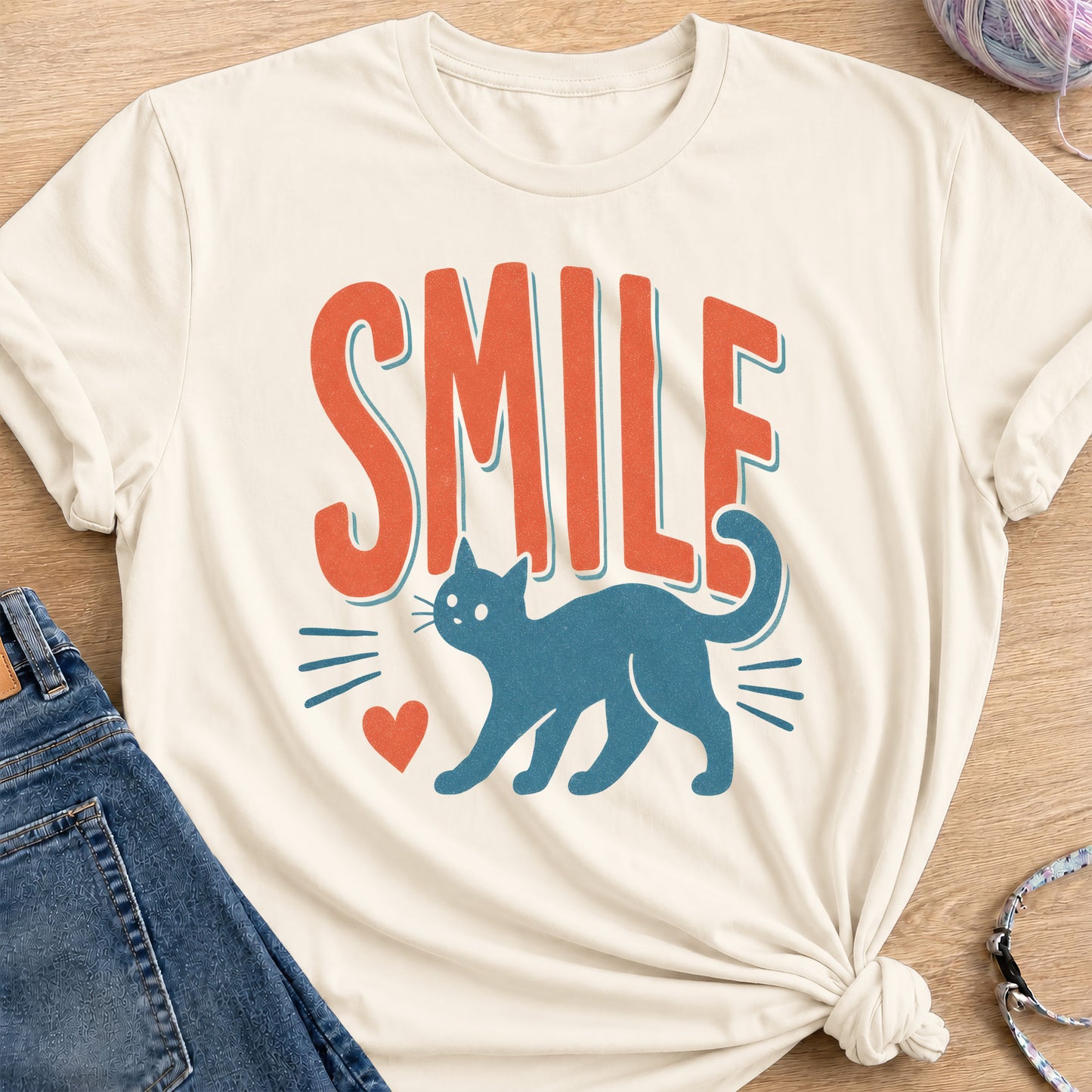 Smile T-Shirt — Natural