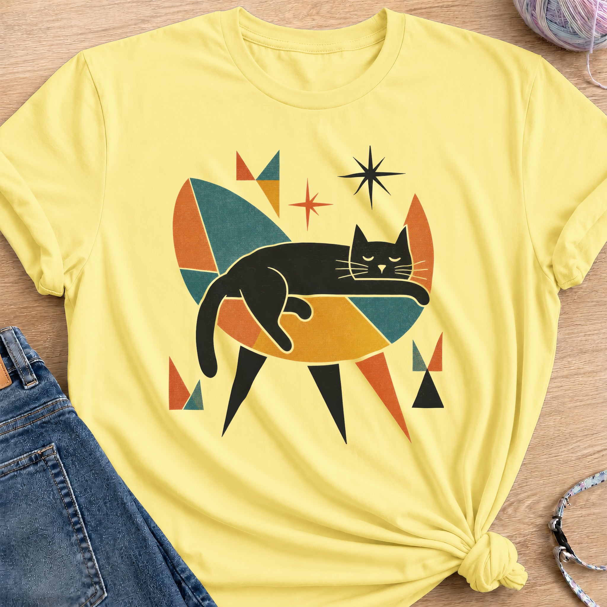 Lounging T-Shirt — Cornsilk