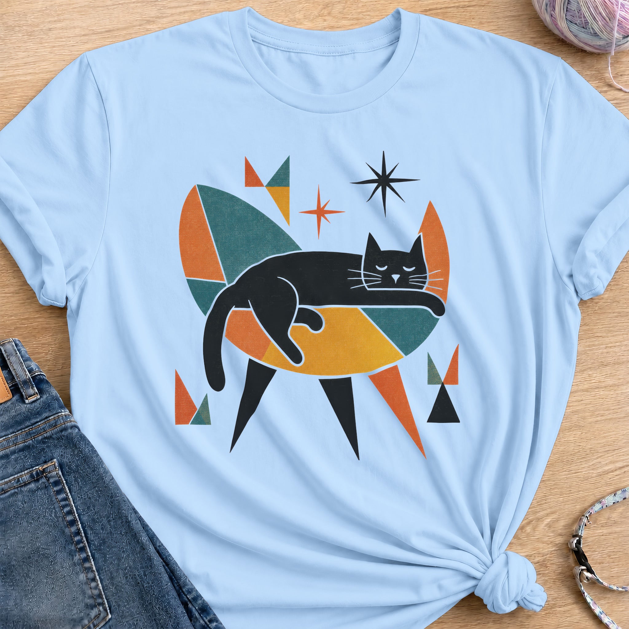 Lounging T-Shirt — Light Blue