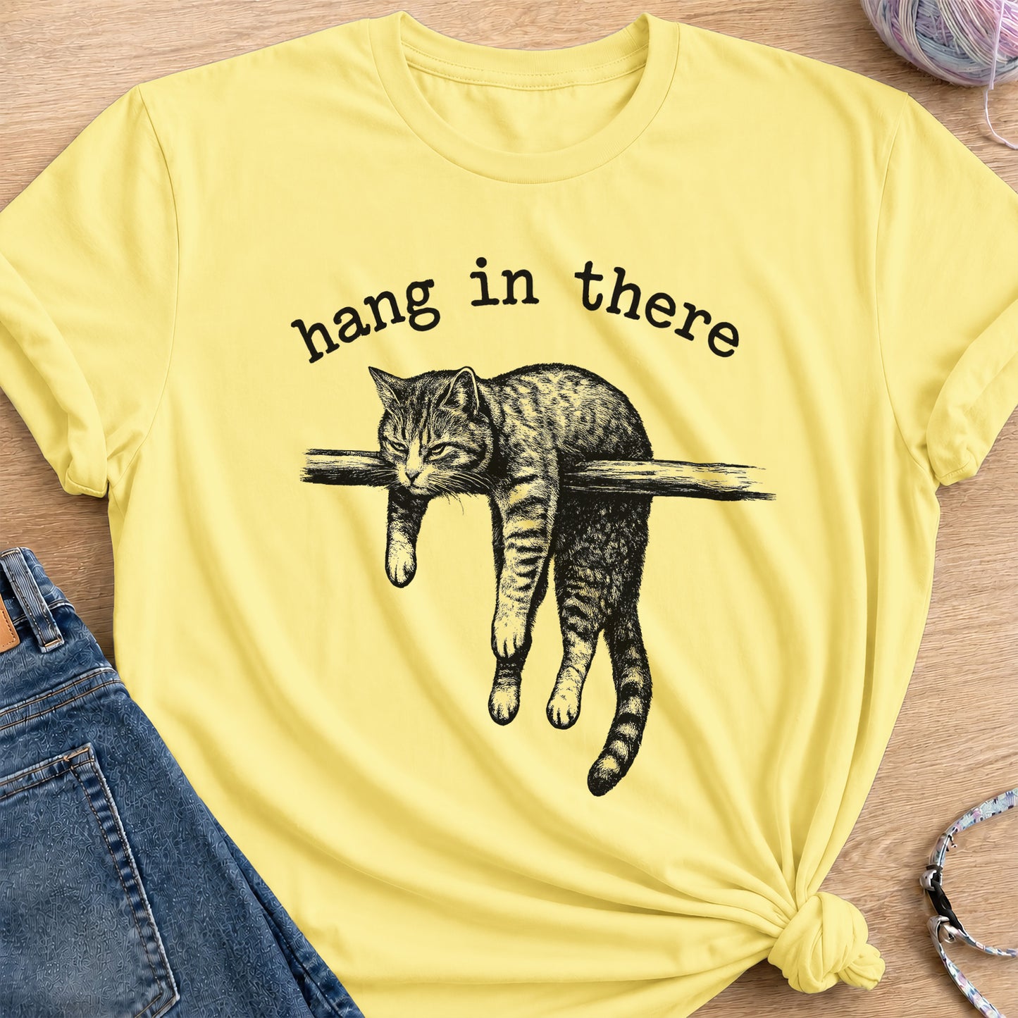 Hang in there T-Shirt — Cornsilk