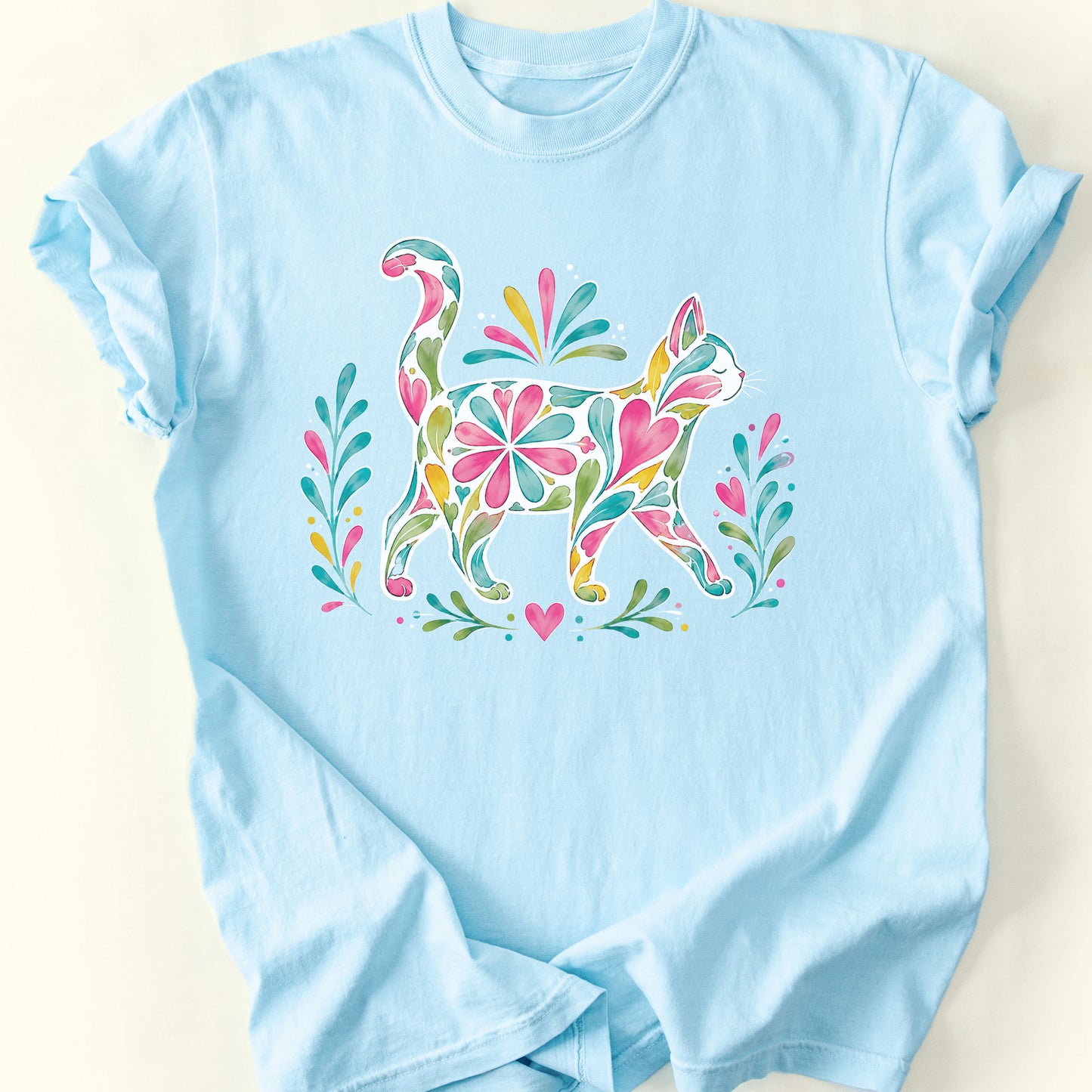 Wild at Heart T-Shirt — Chambray