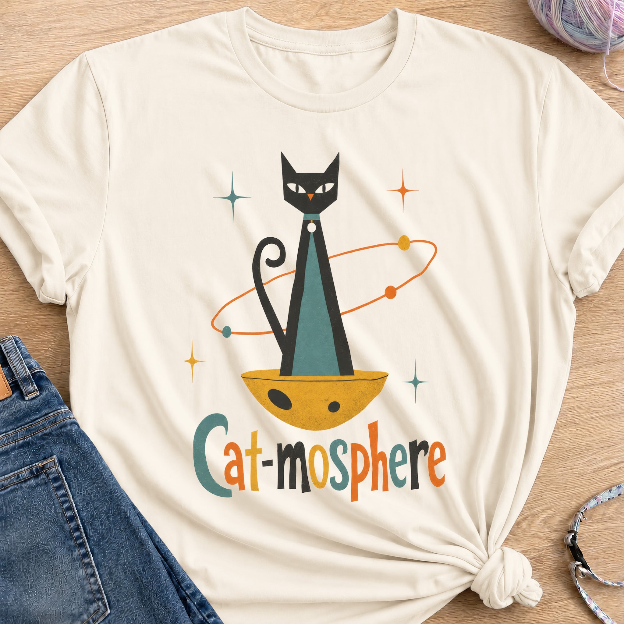 Catmosphere T-Shirt — Natural