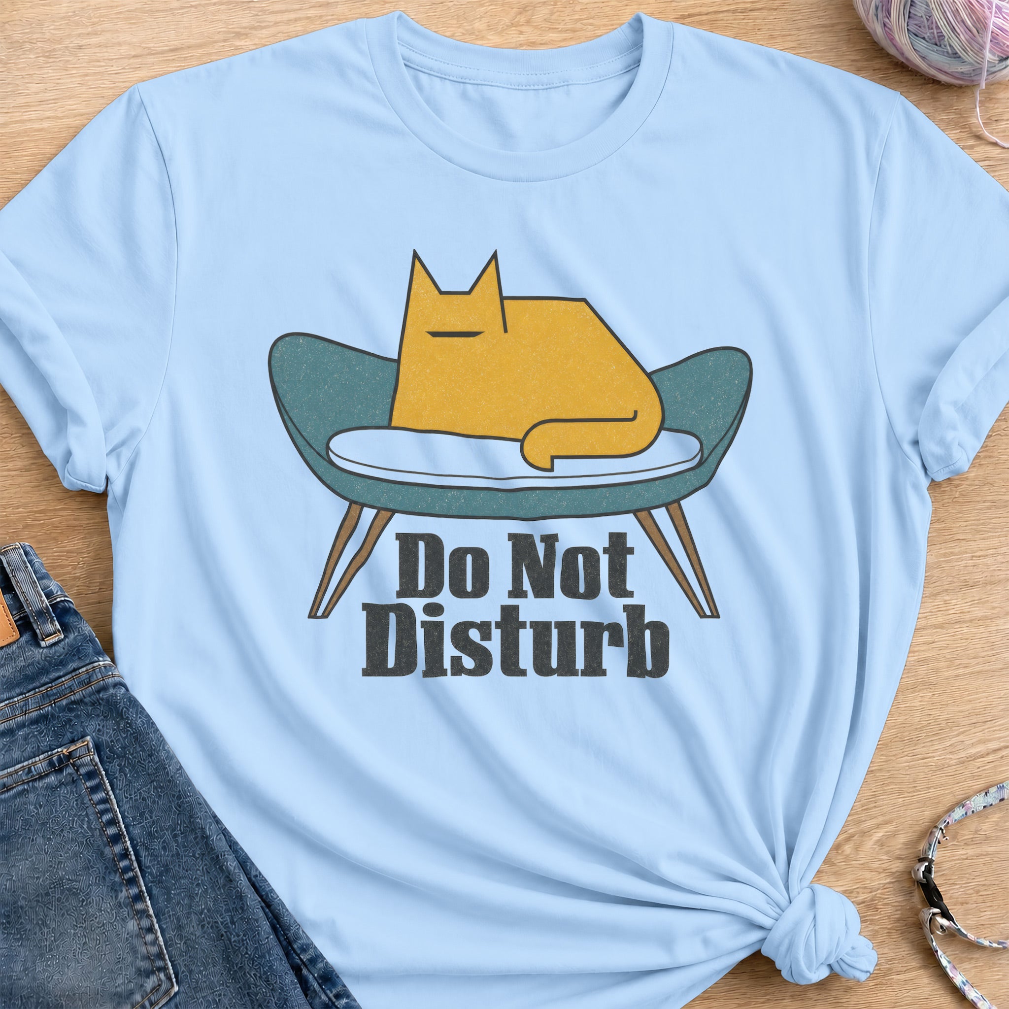 Do Not Disturb T-Shirt — Light Blue