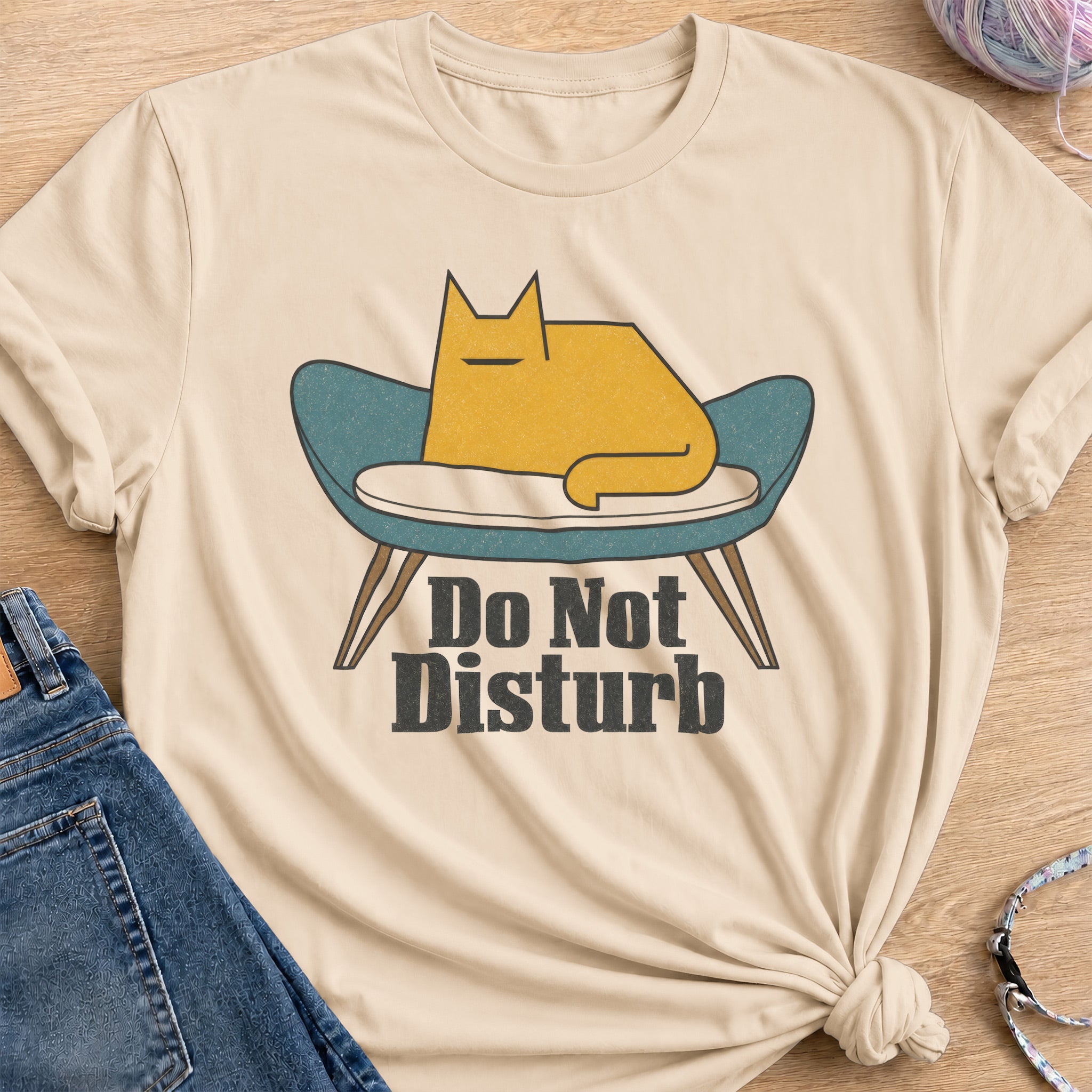Do Not Disturb T-Shirt — Sand