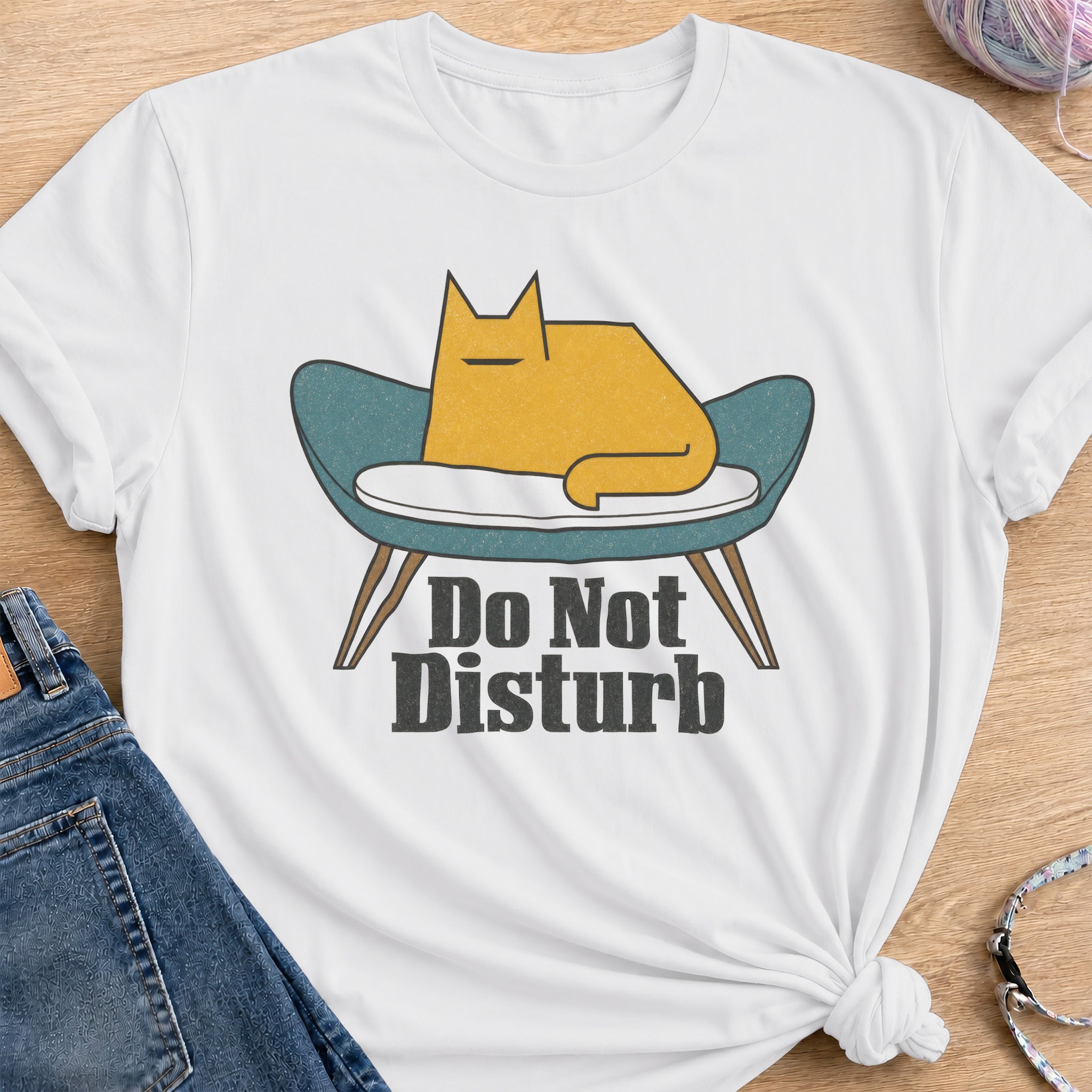 Do Not Disturb T-Shirt — White